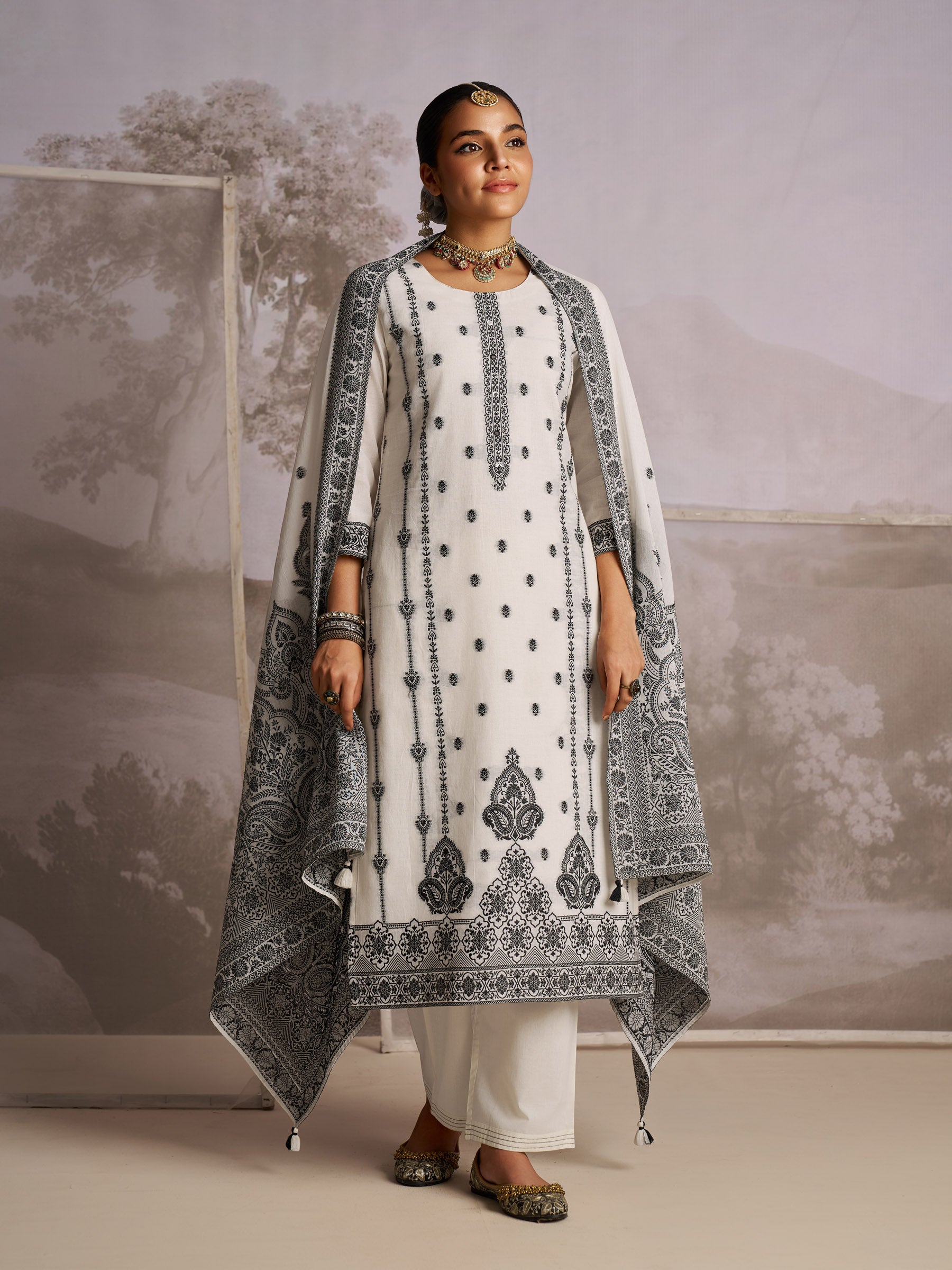 Seraphic Cotton Kurta Set