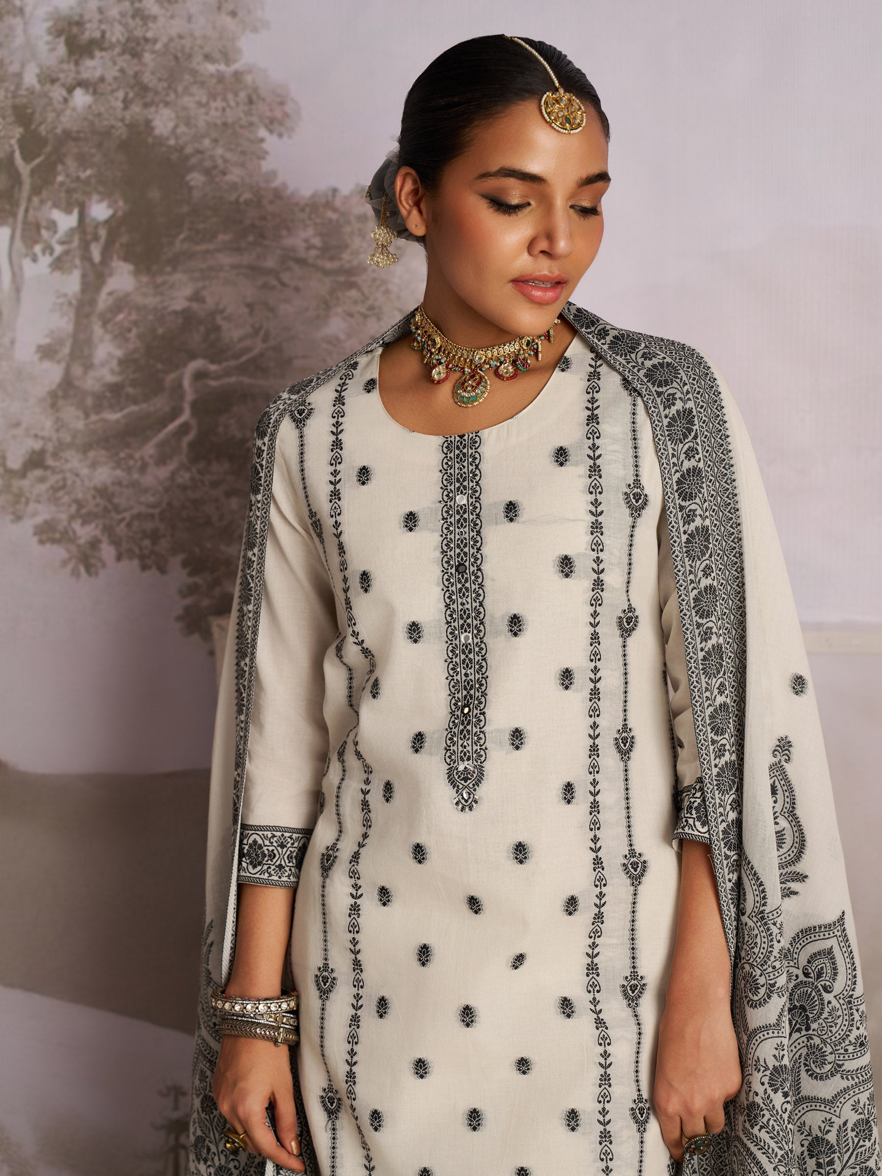 Seraphic Cotton Kurta Set