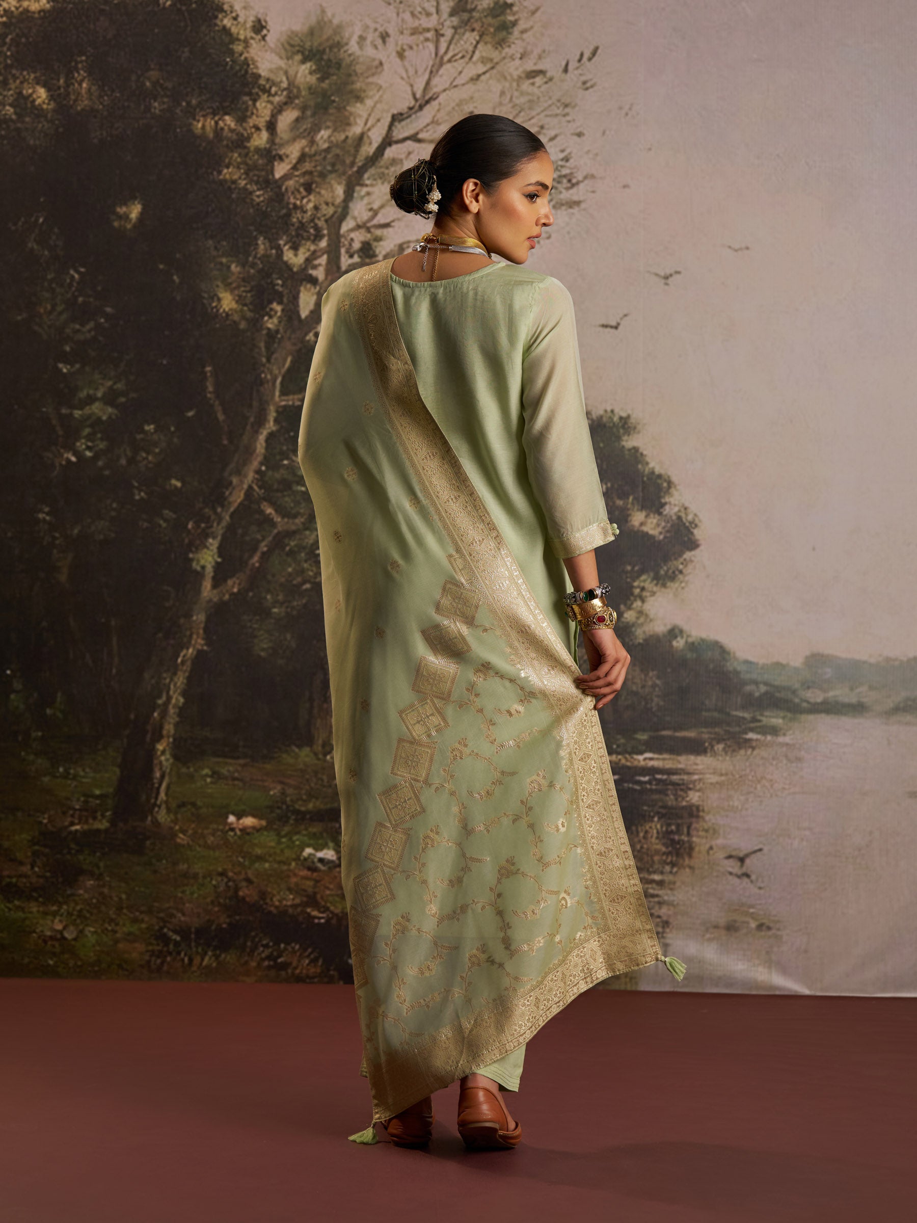 Serenite Chanderi Kurta Set