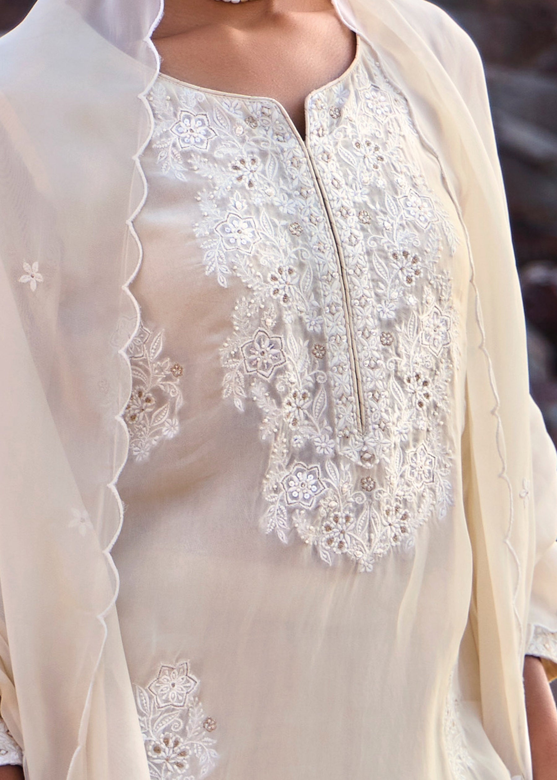 Soraya Designer Organza Kurta Set