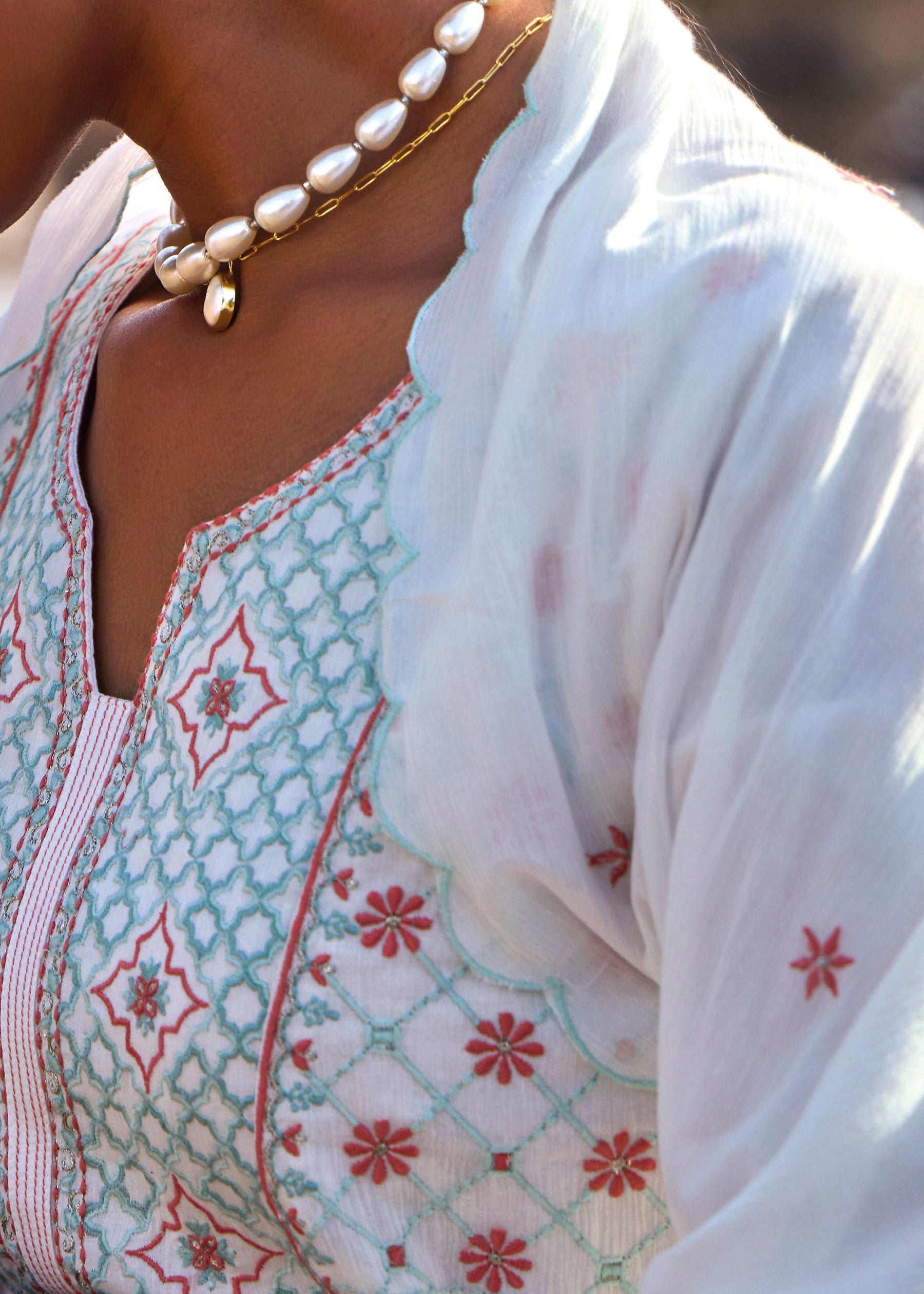 Amaris Cotton Crush Kurta Set
