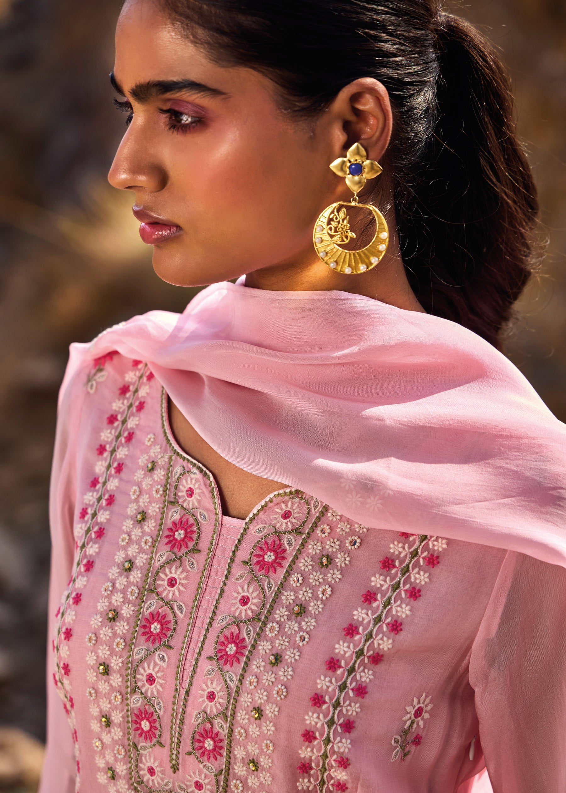 Isadora Pure Organza Kurta Set