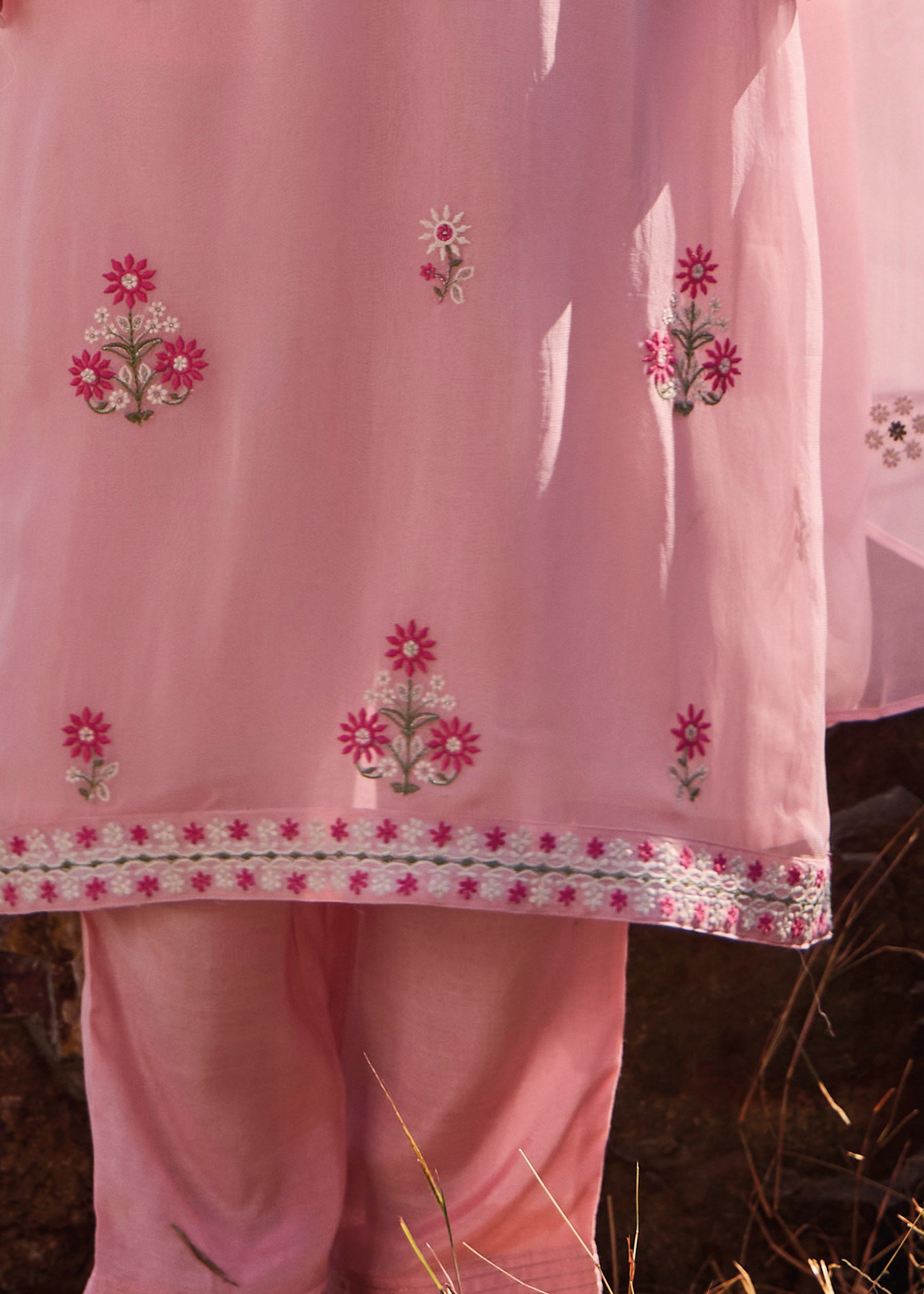 Isadora Pure Organza Kurta Set