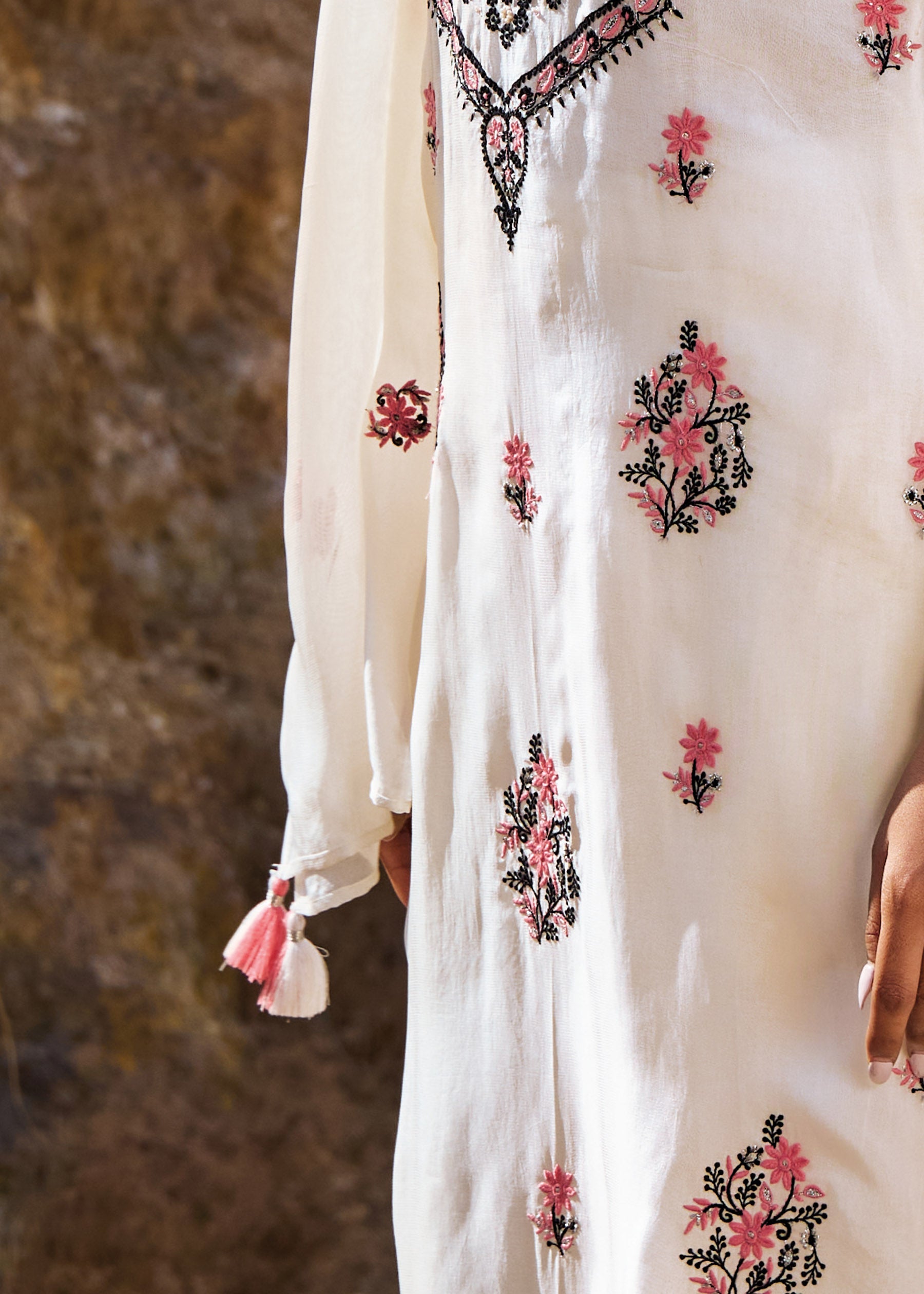 Zenovia Luxe Organza Kurta Set