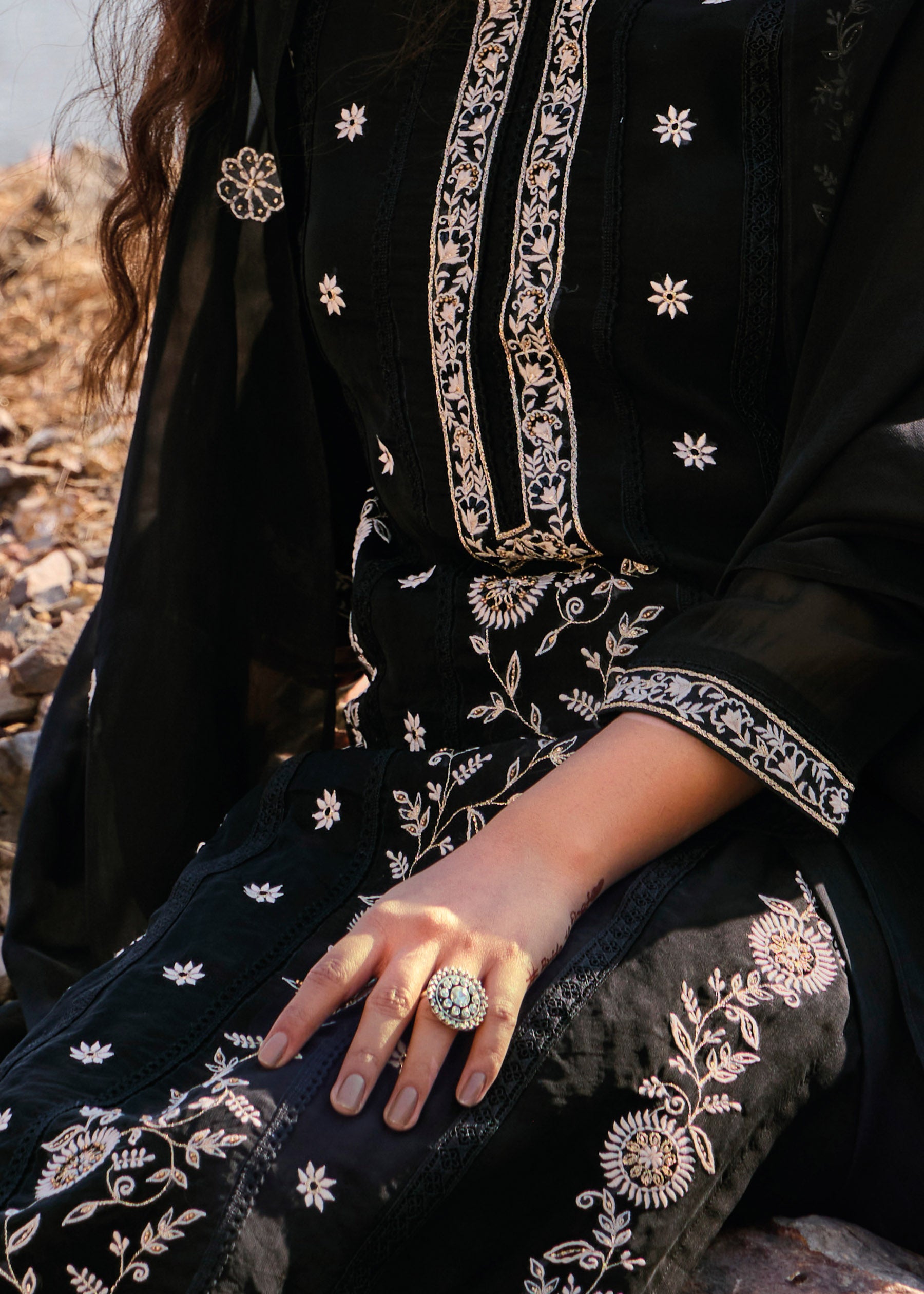 Fiorenza Organza Kurta Set