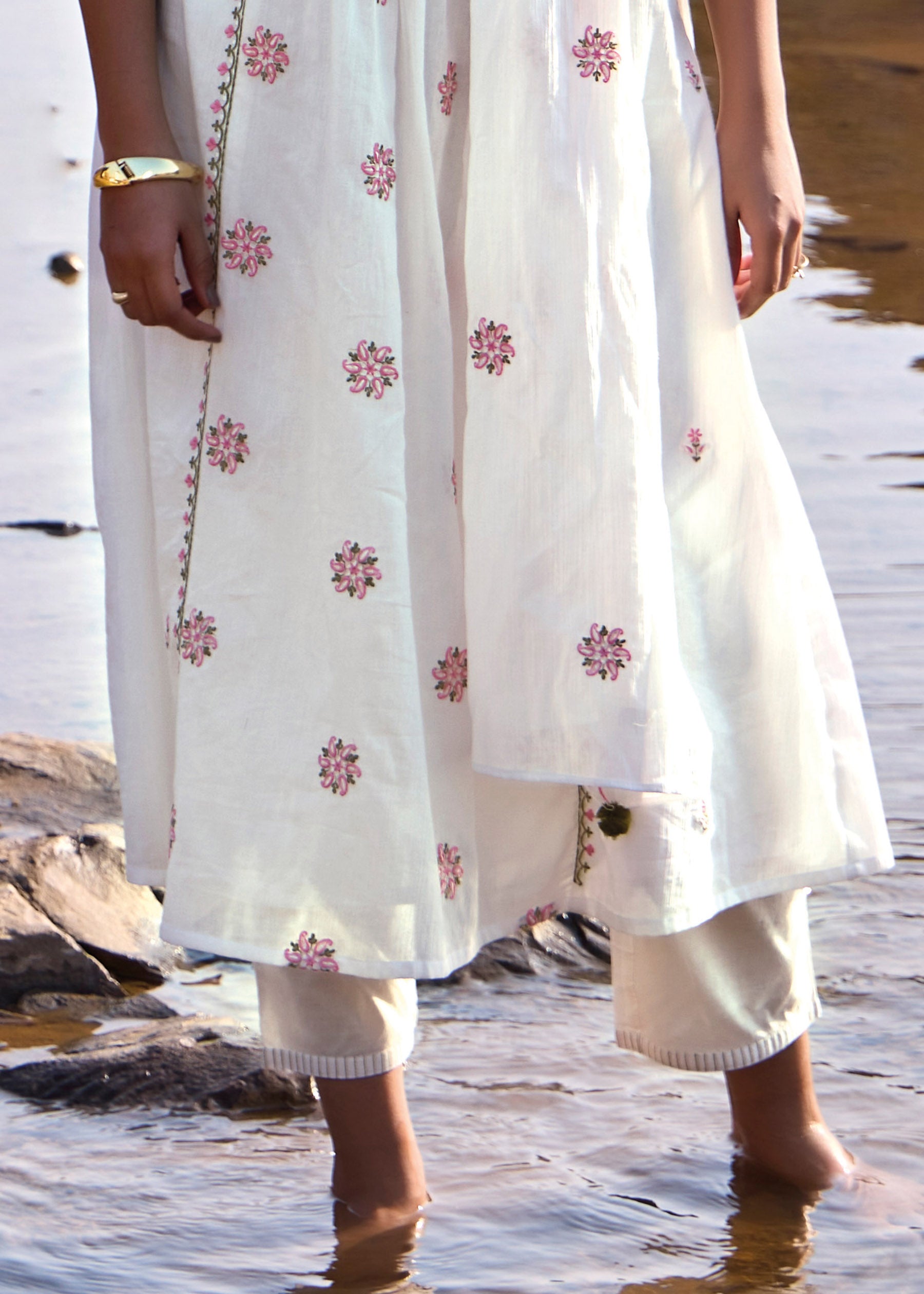 Marbella Cotton Crush Kurta Set