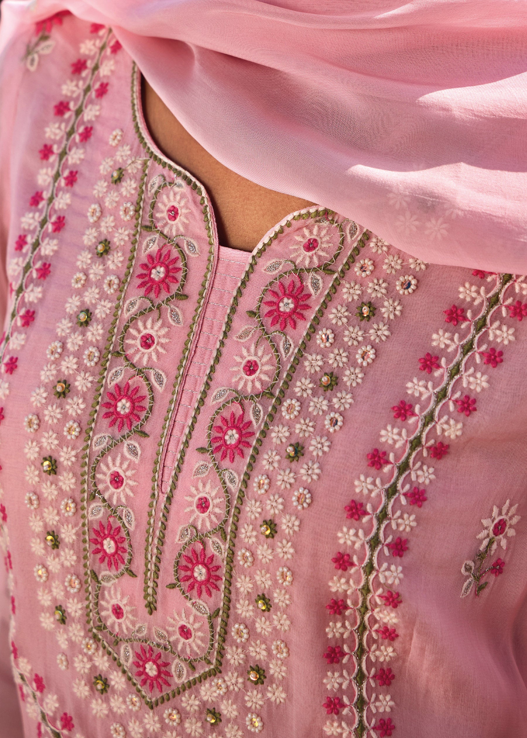 Isadora Pure Organza Kurta Set