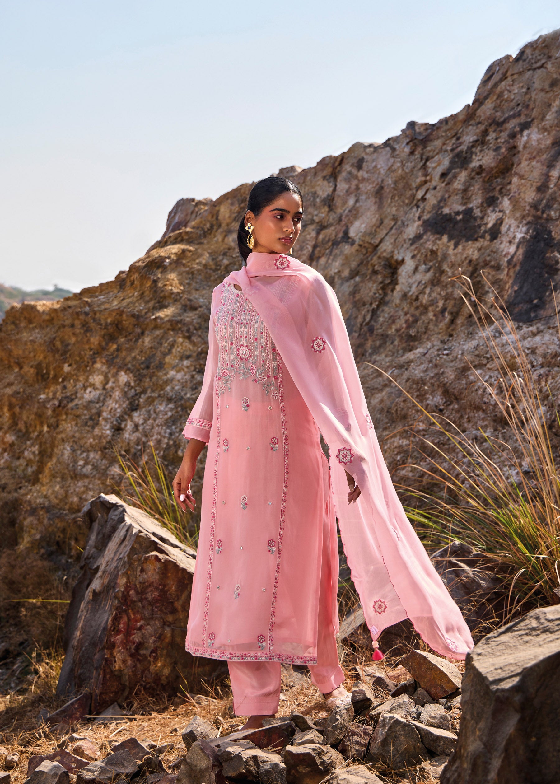 Mirabelle Luxe Organza Kurta Set
