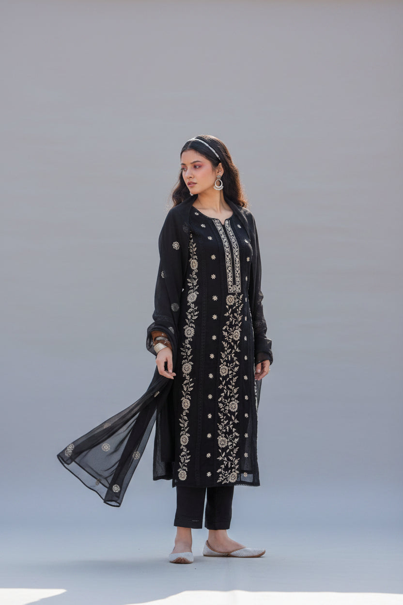 Fiorenza Organza Kurta Set