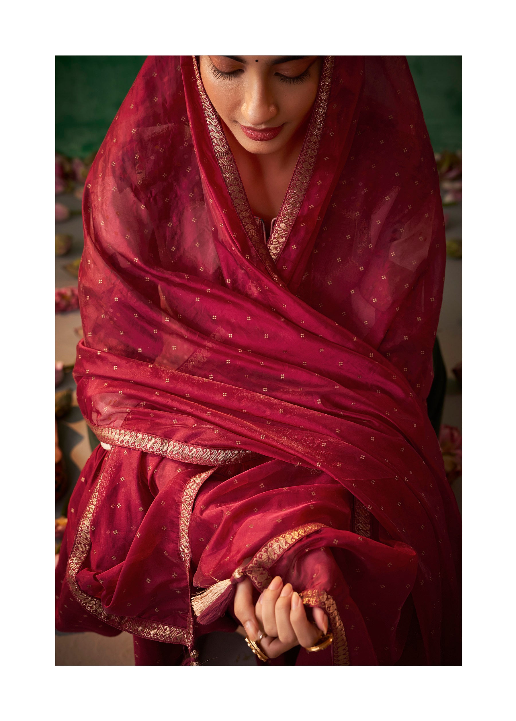 Kanika Jacquard Sharara