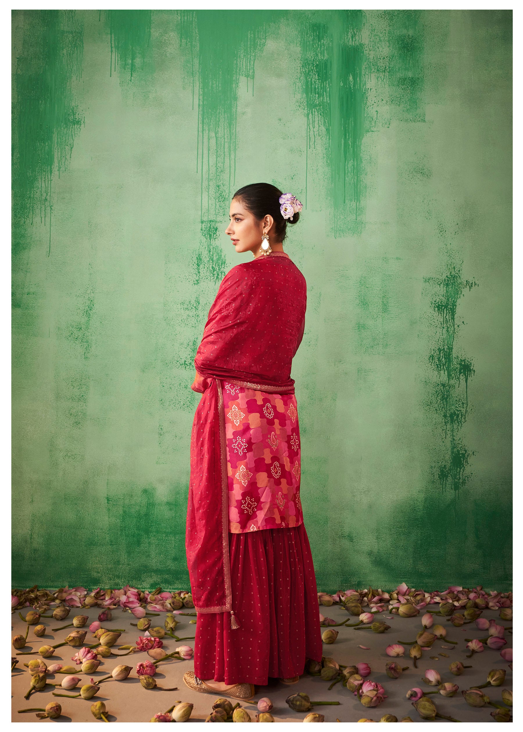 Rajshree Jacquard Sharara Set