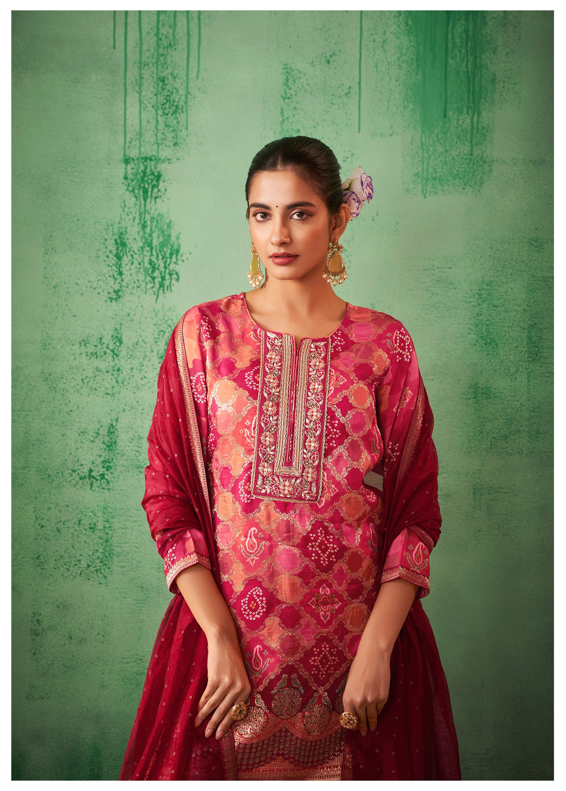 Rajshree Jacquard Sharara Set
