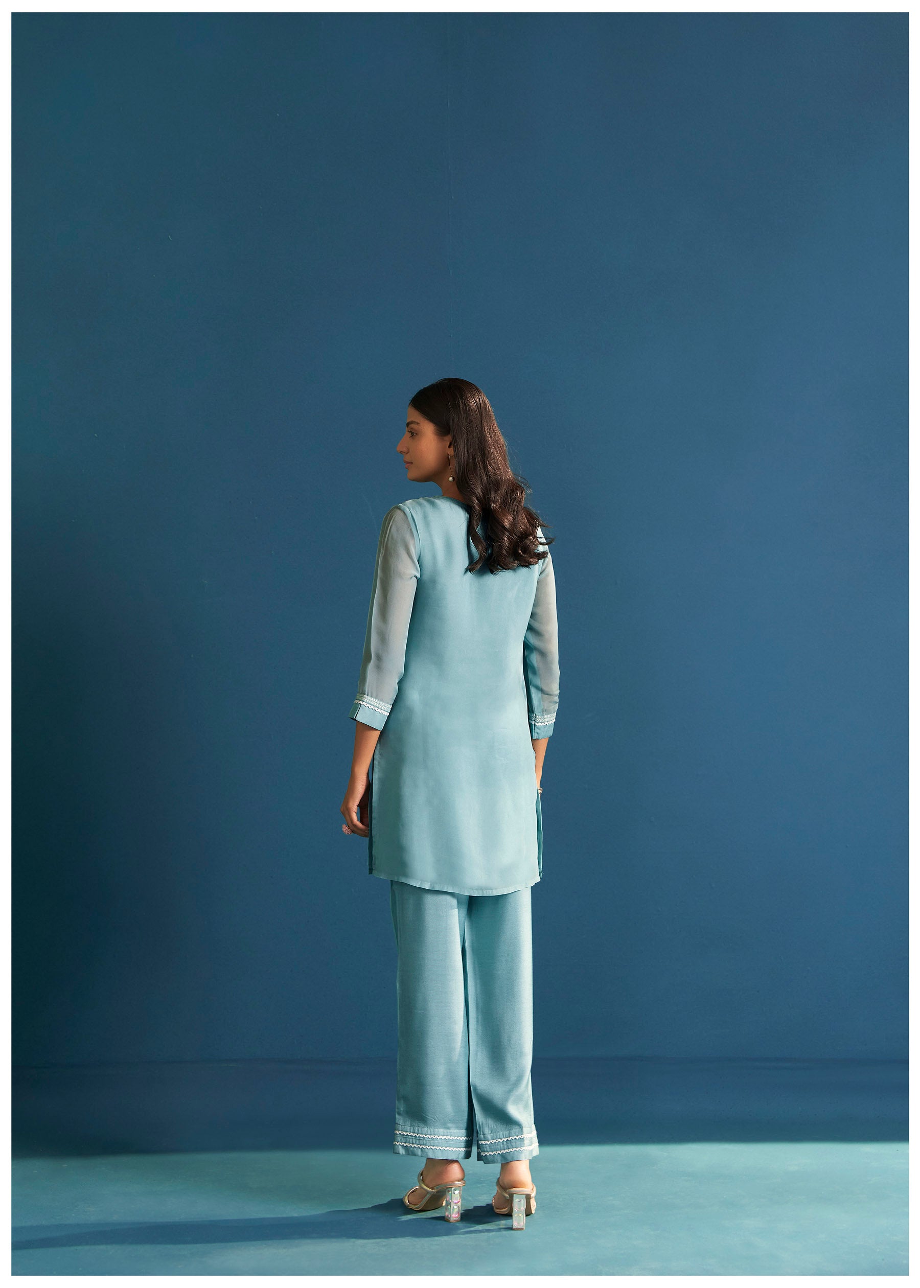 Azure Pure Organza Coords