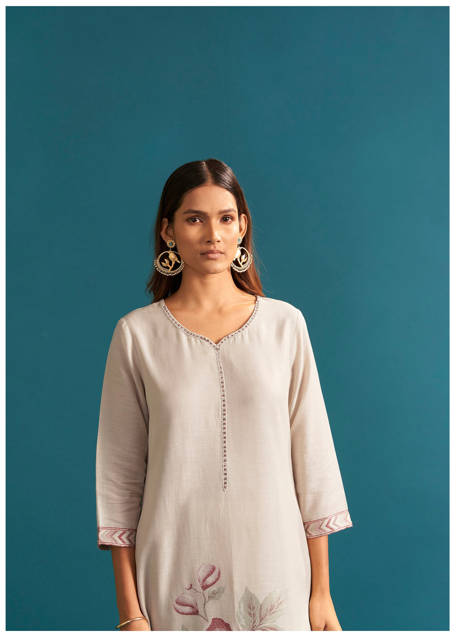Classique Linen Silk Kurta Set