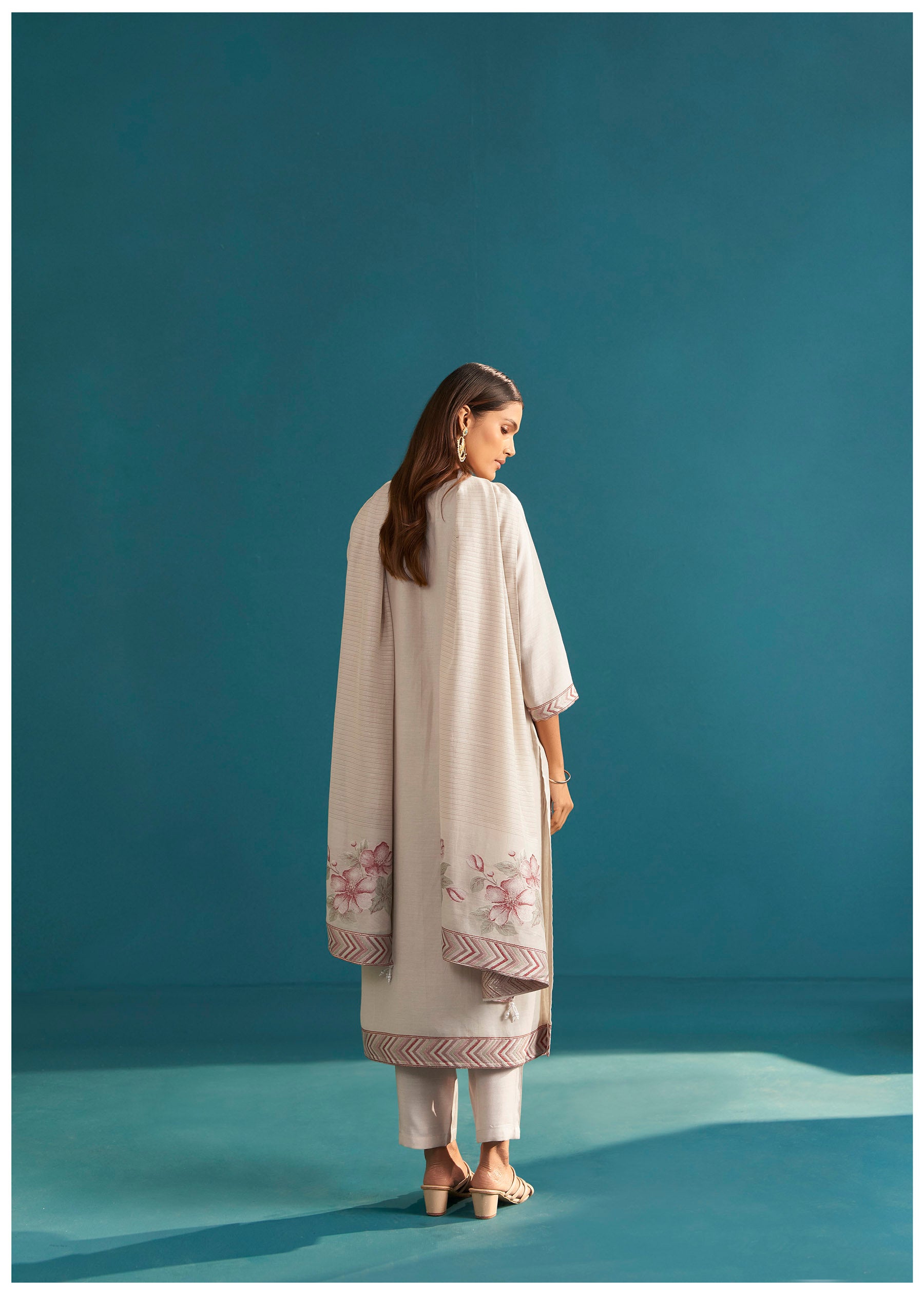 Classique Linen Silk Kurta Set