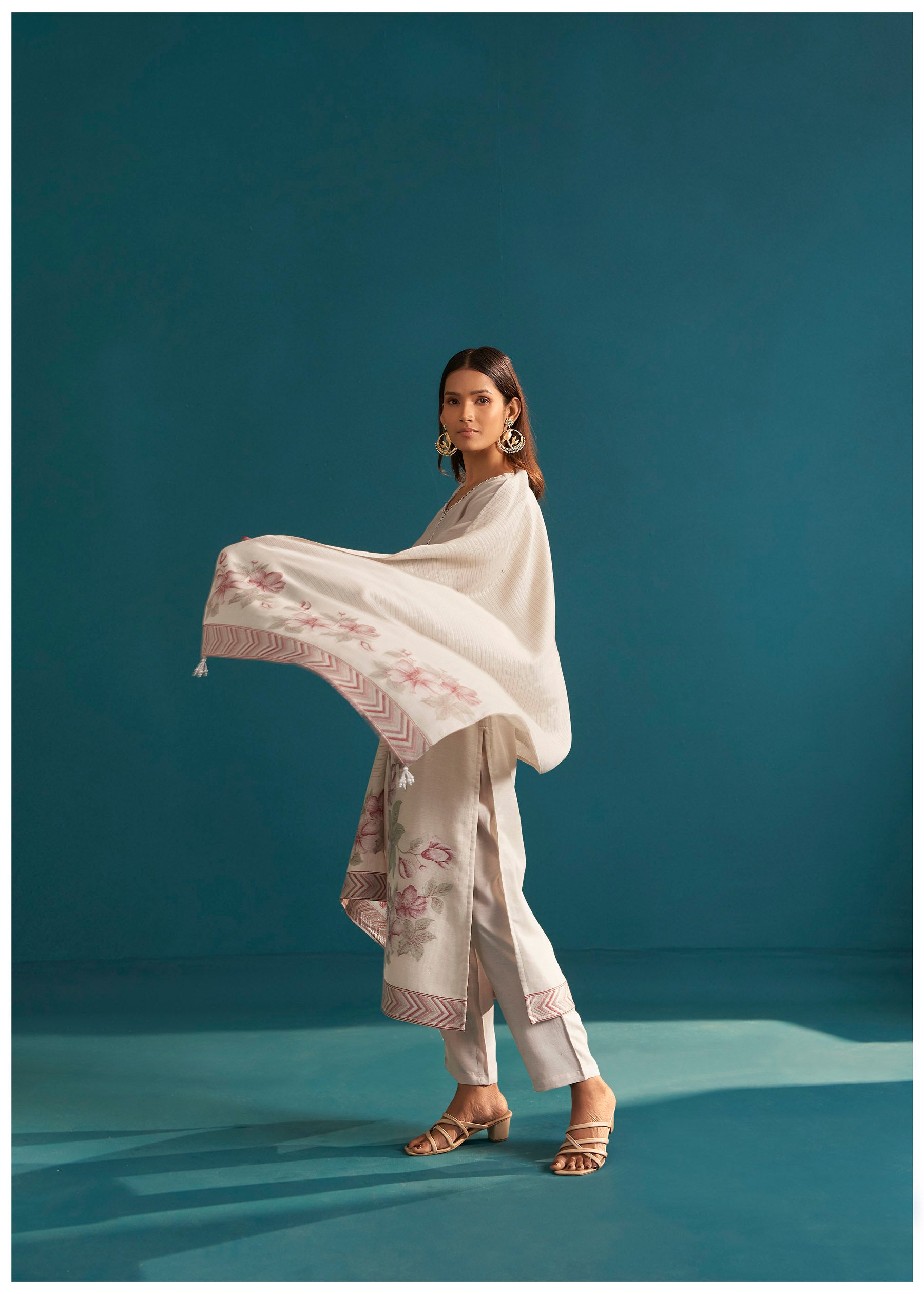 Classique Linen Silk Kurta Set