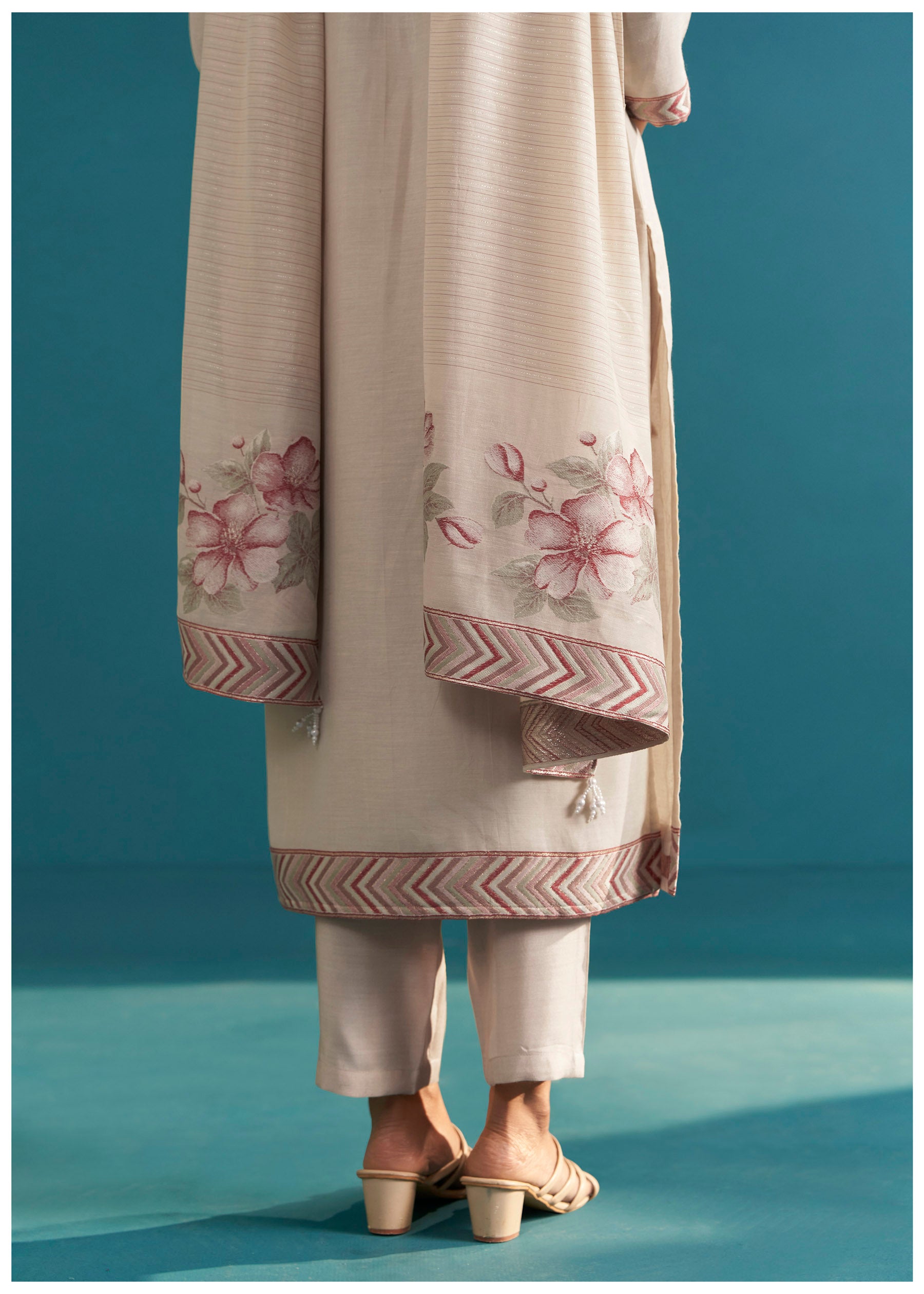 Classique Linen Silk Kurta Set