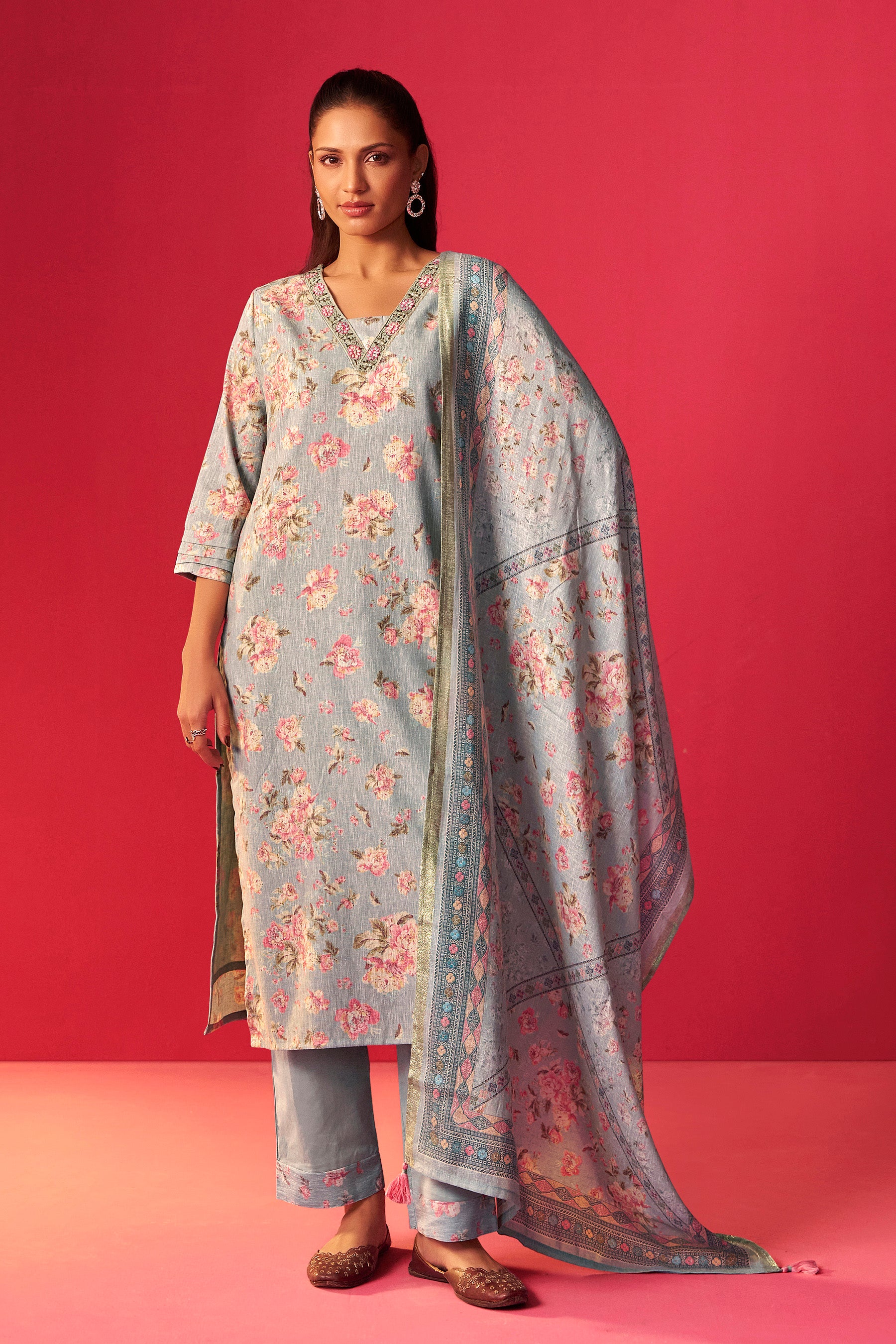 Digital Print Kurta Set