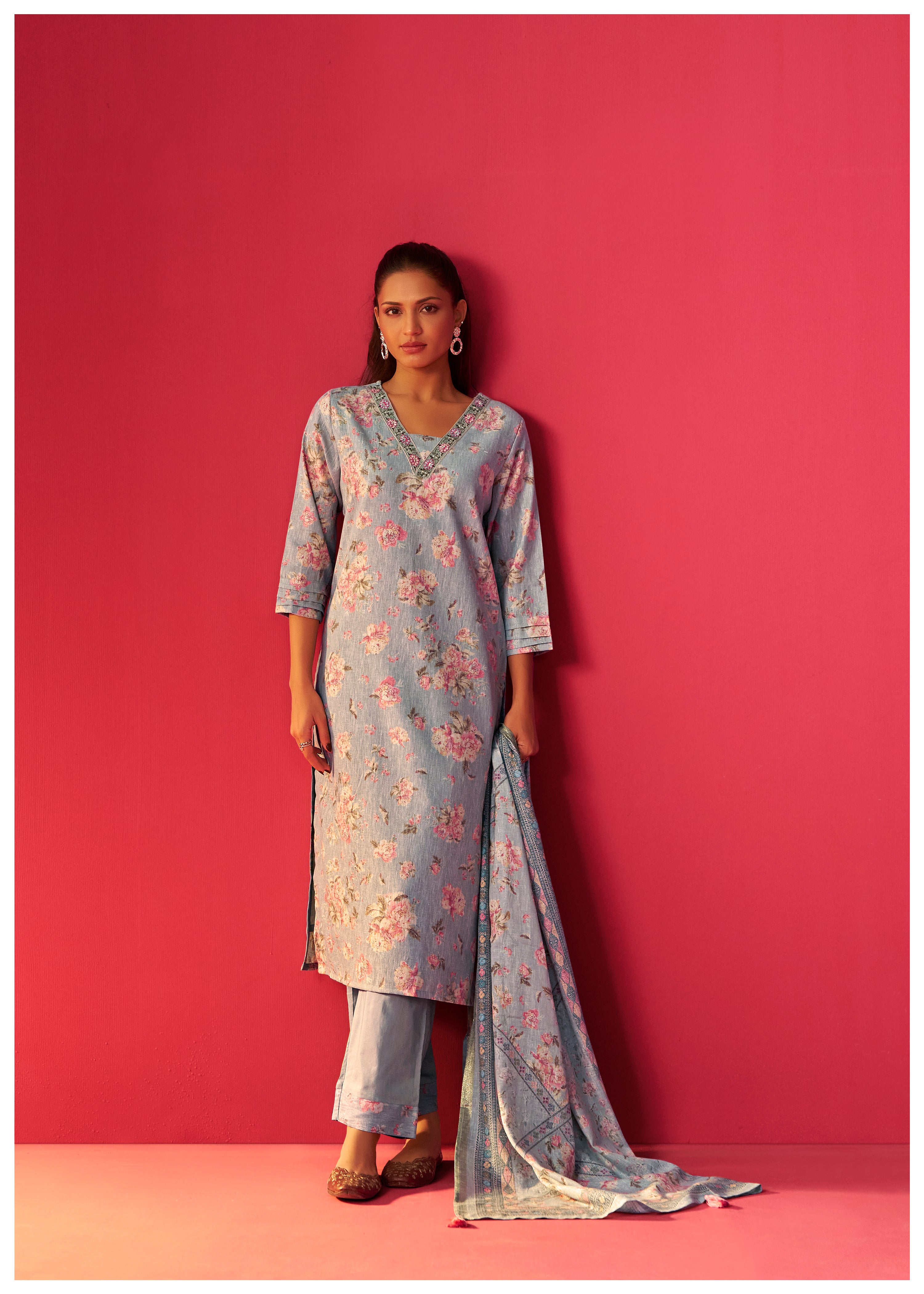Digital Print Kurta Set