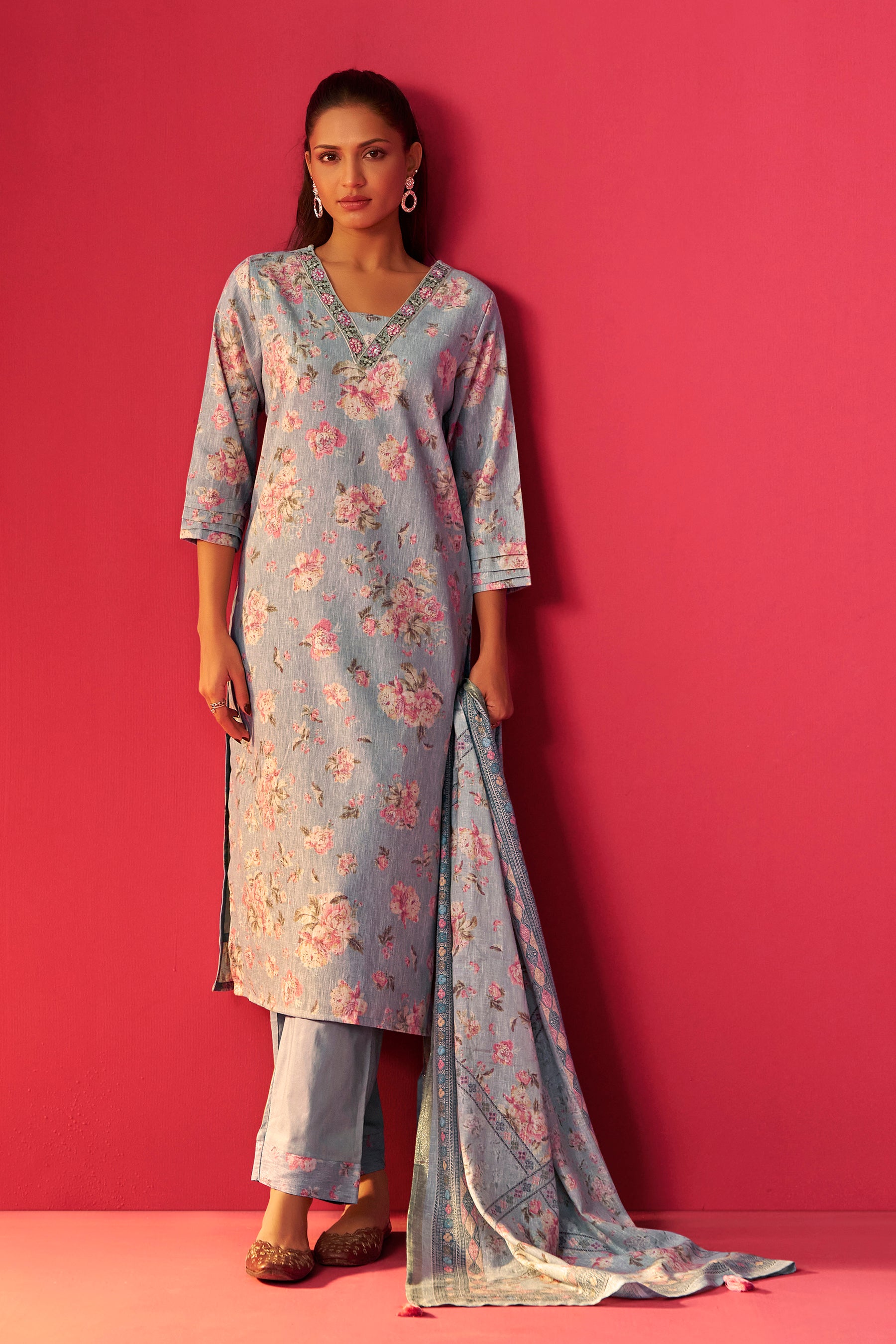 Digital Print Kurta Set
