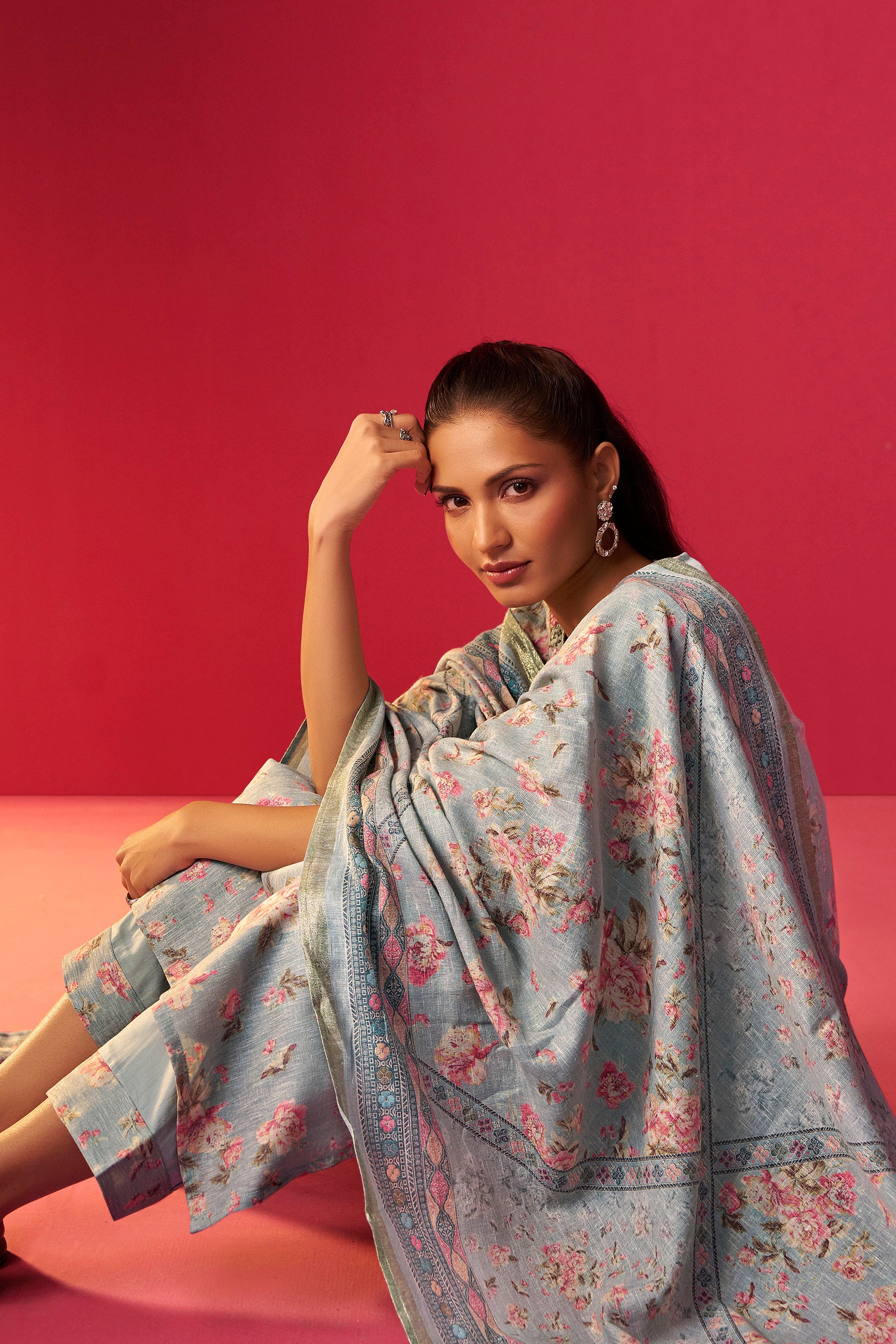 Digital Print Kurta Set