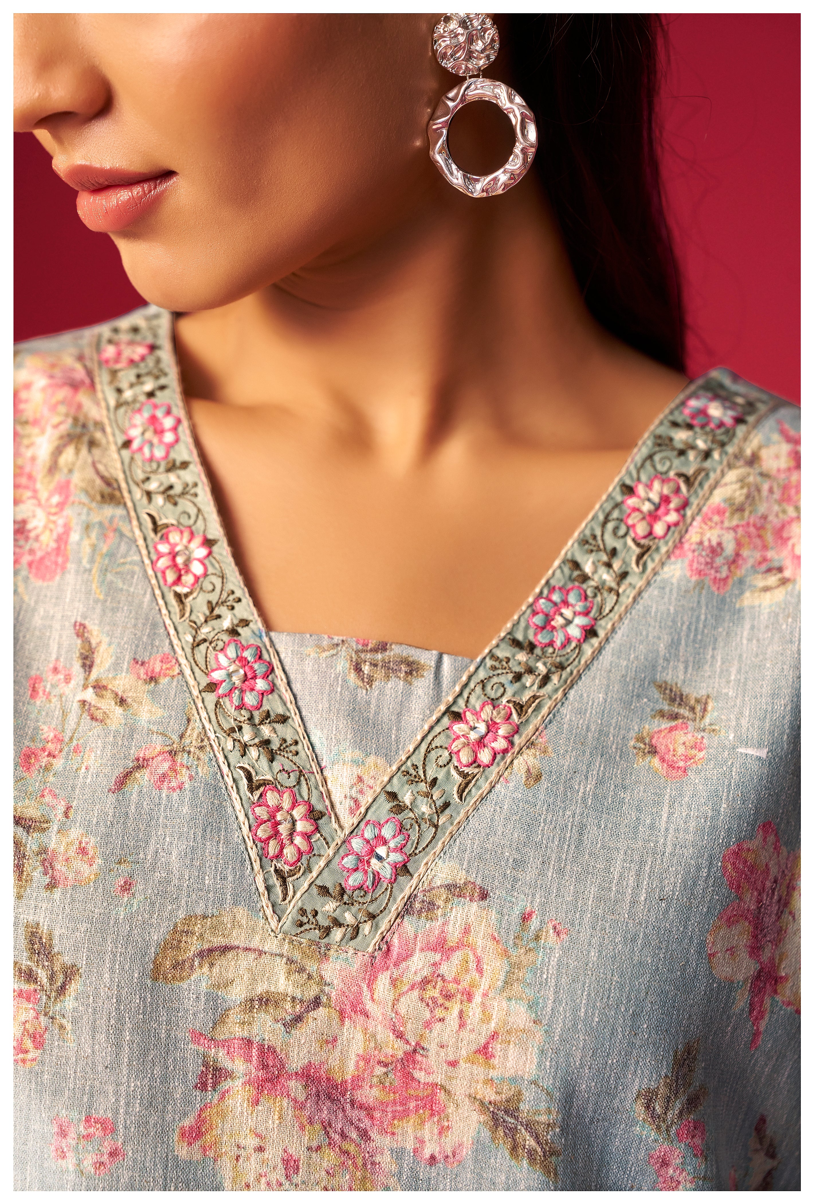 Digital Print Kurta Set