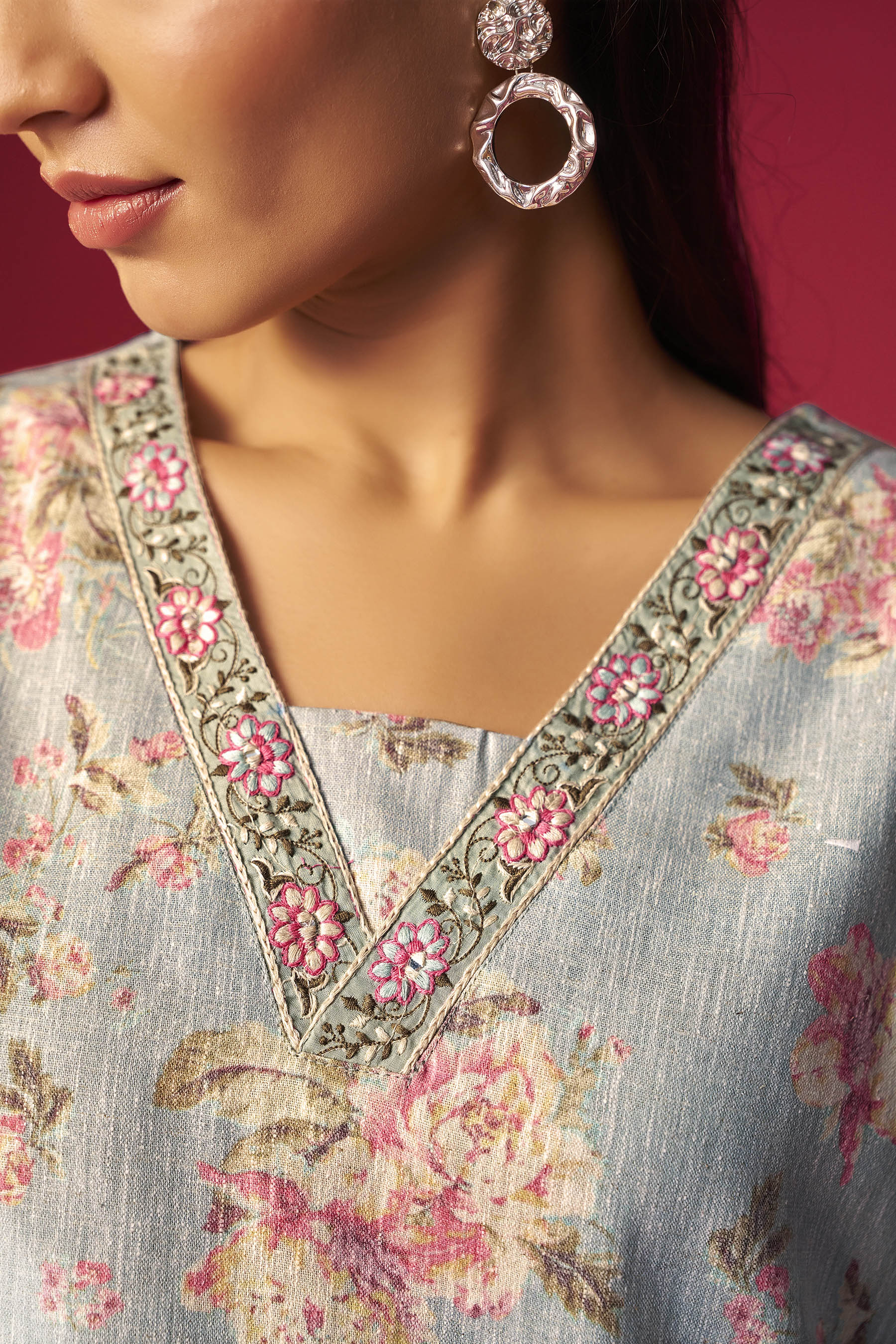 Digital Print Kurta Set