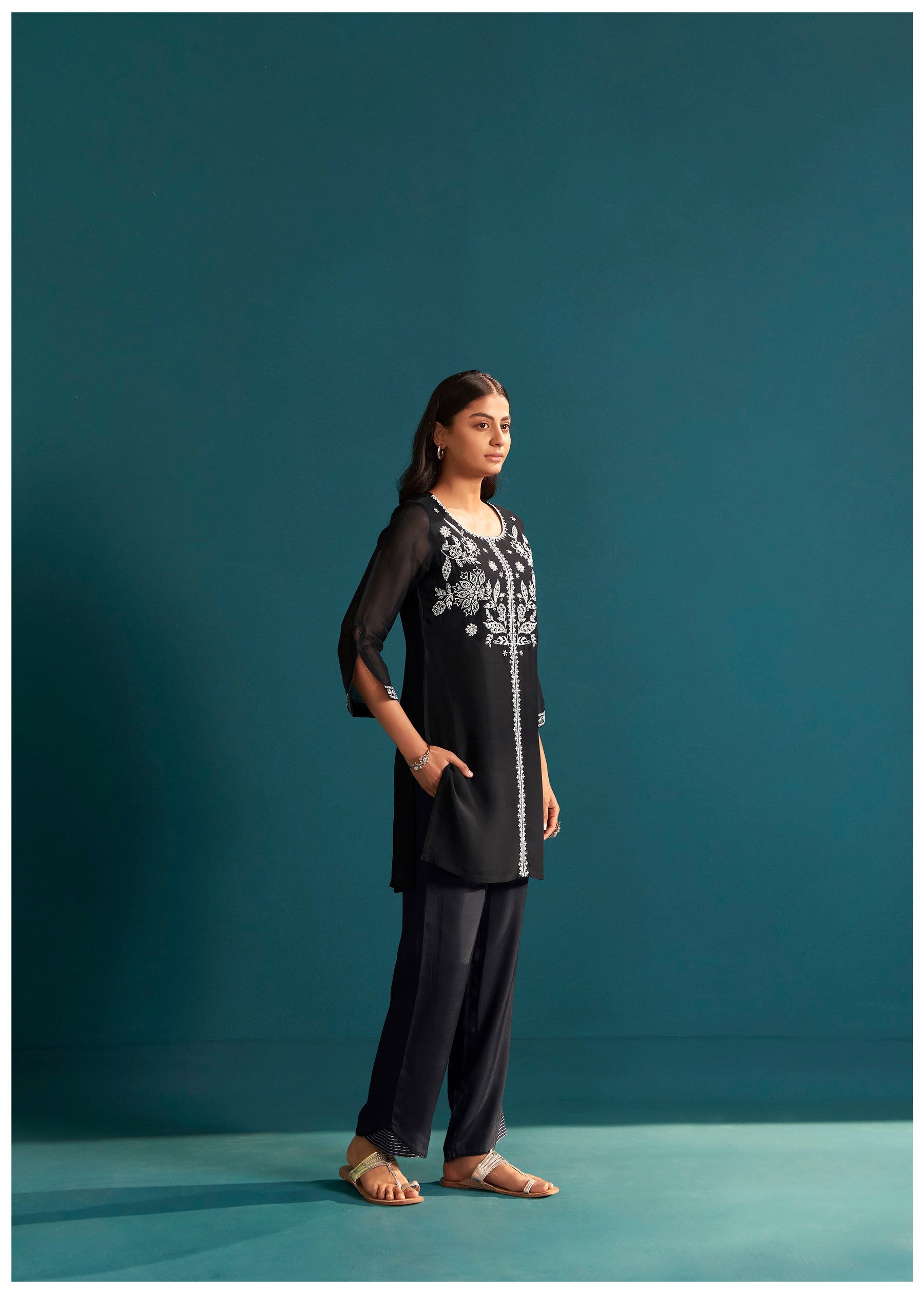 Orlena Organza Kurta Set