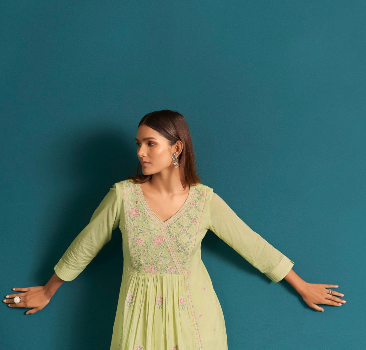 Lemon Glow Cotton Kurta Set