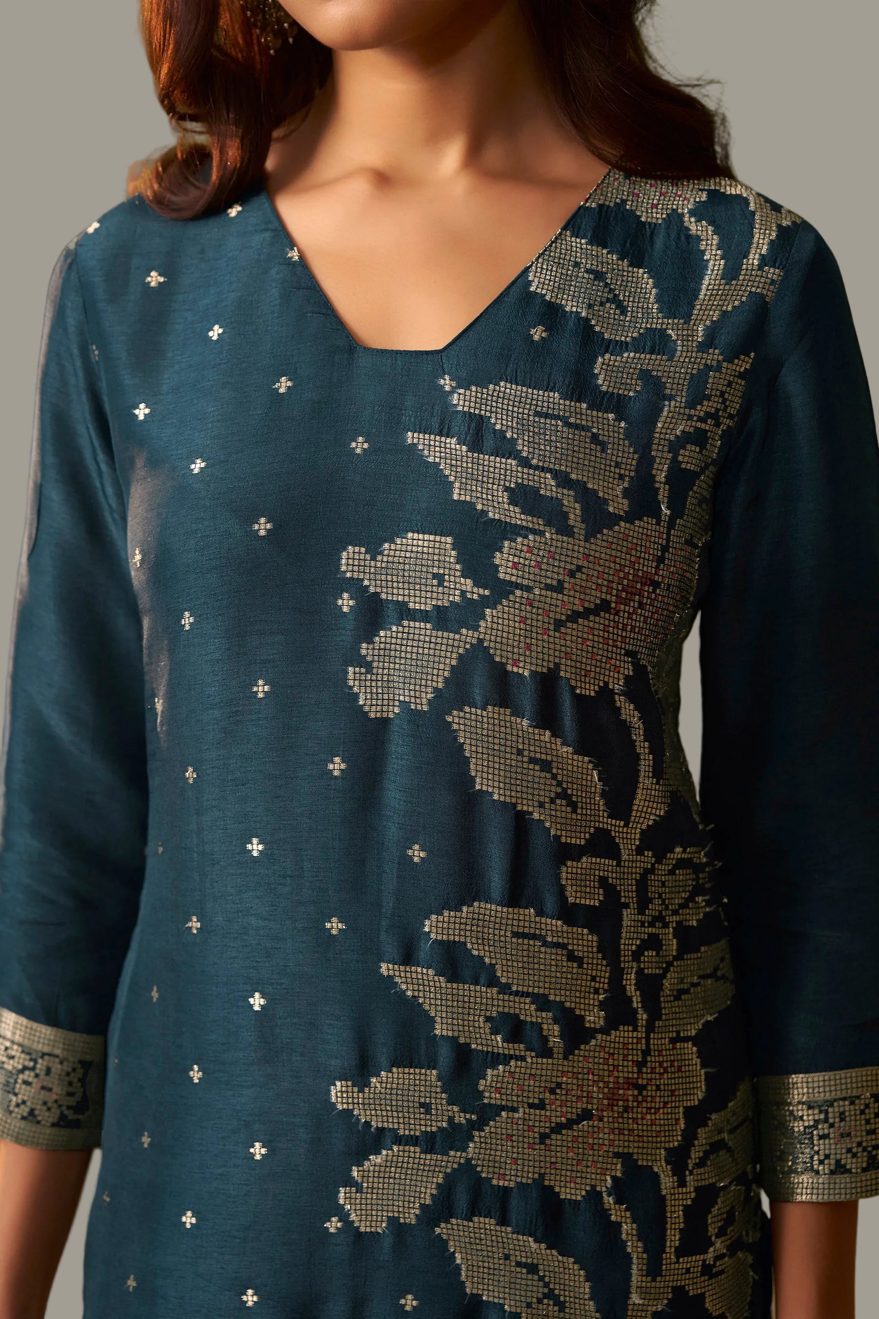 Russian Jacquard Set β Blue