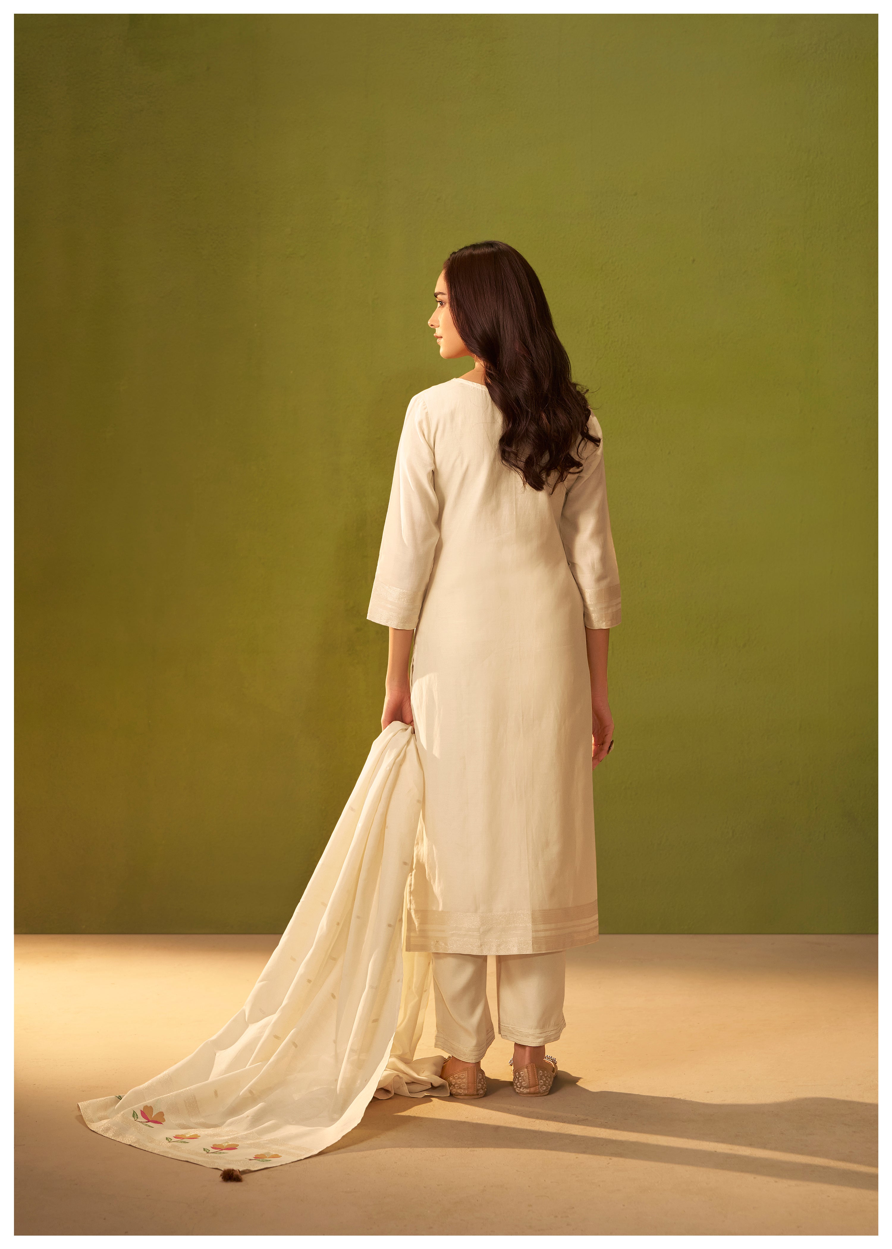 Chanderi Jacquard Set