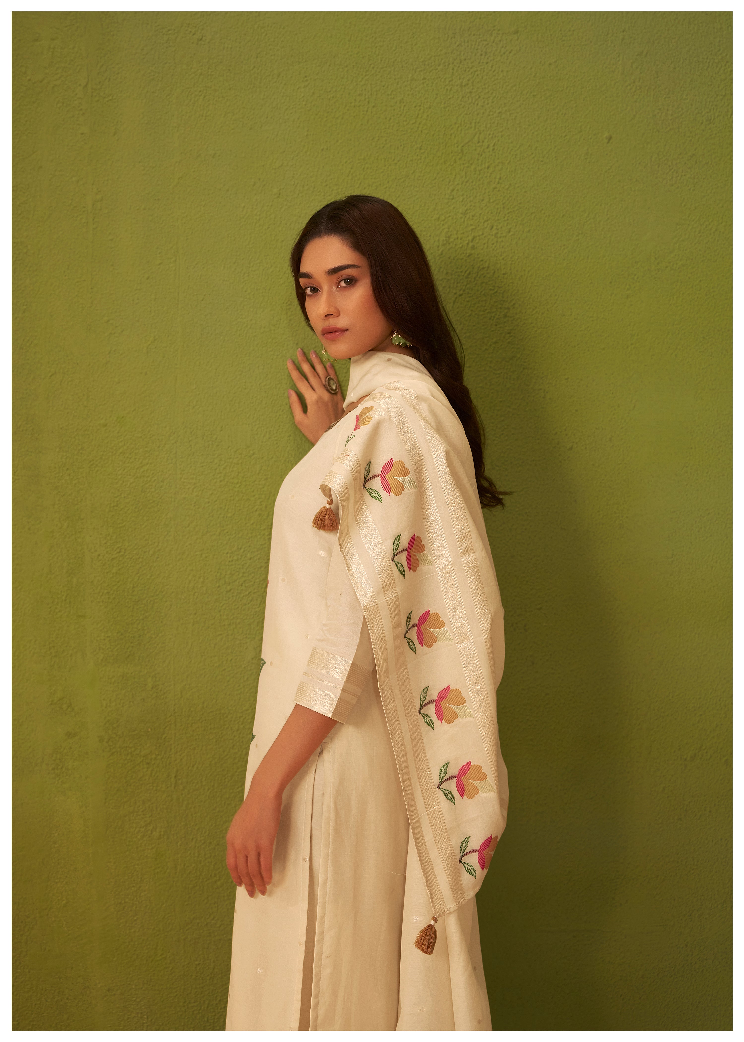 Chanderi Jacquard Set