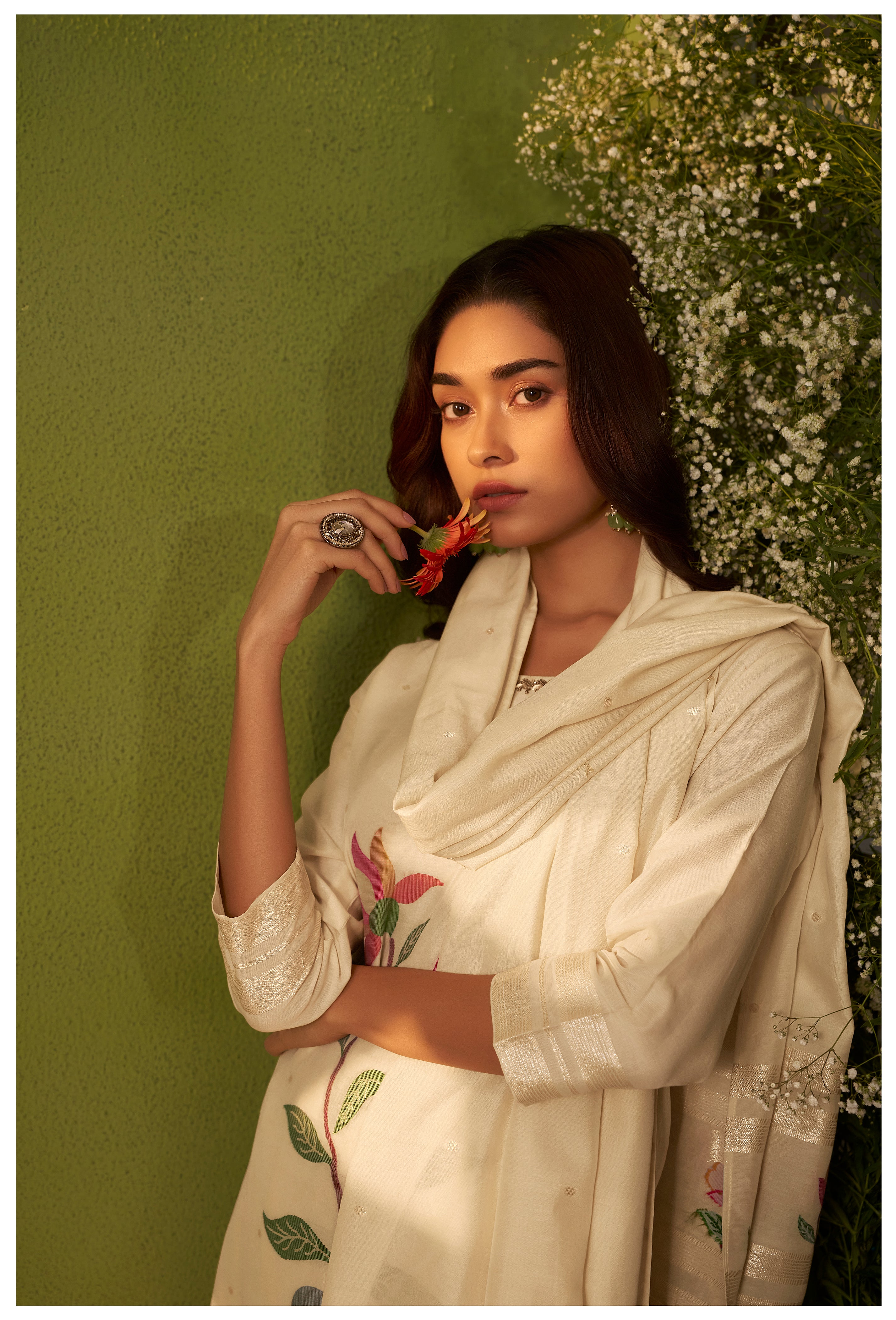 Chanderi Jacquard Set