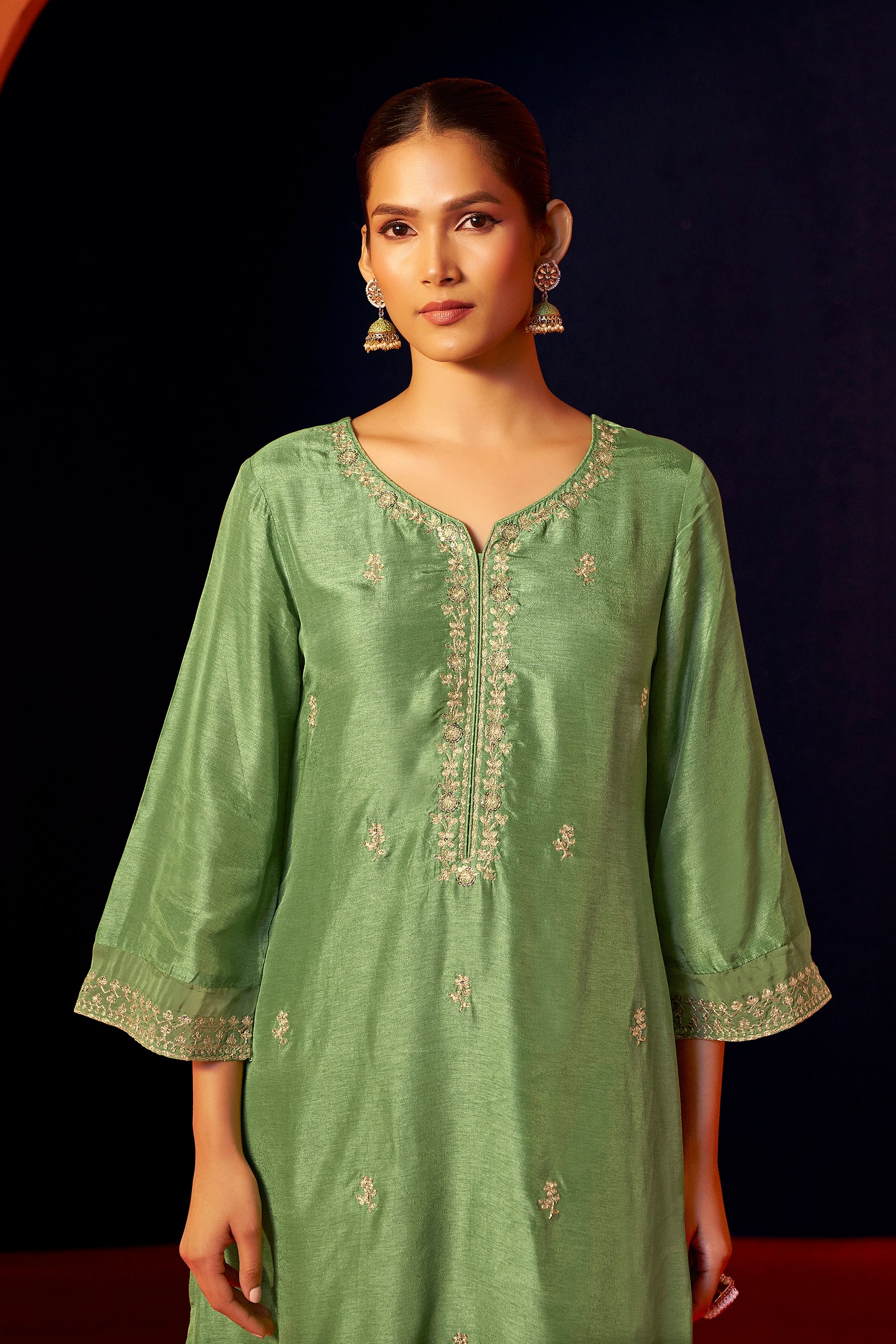 Dola Silk Kurti Set