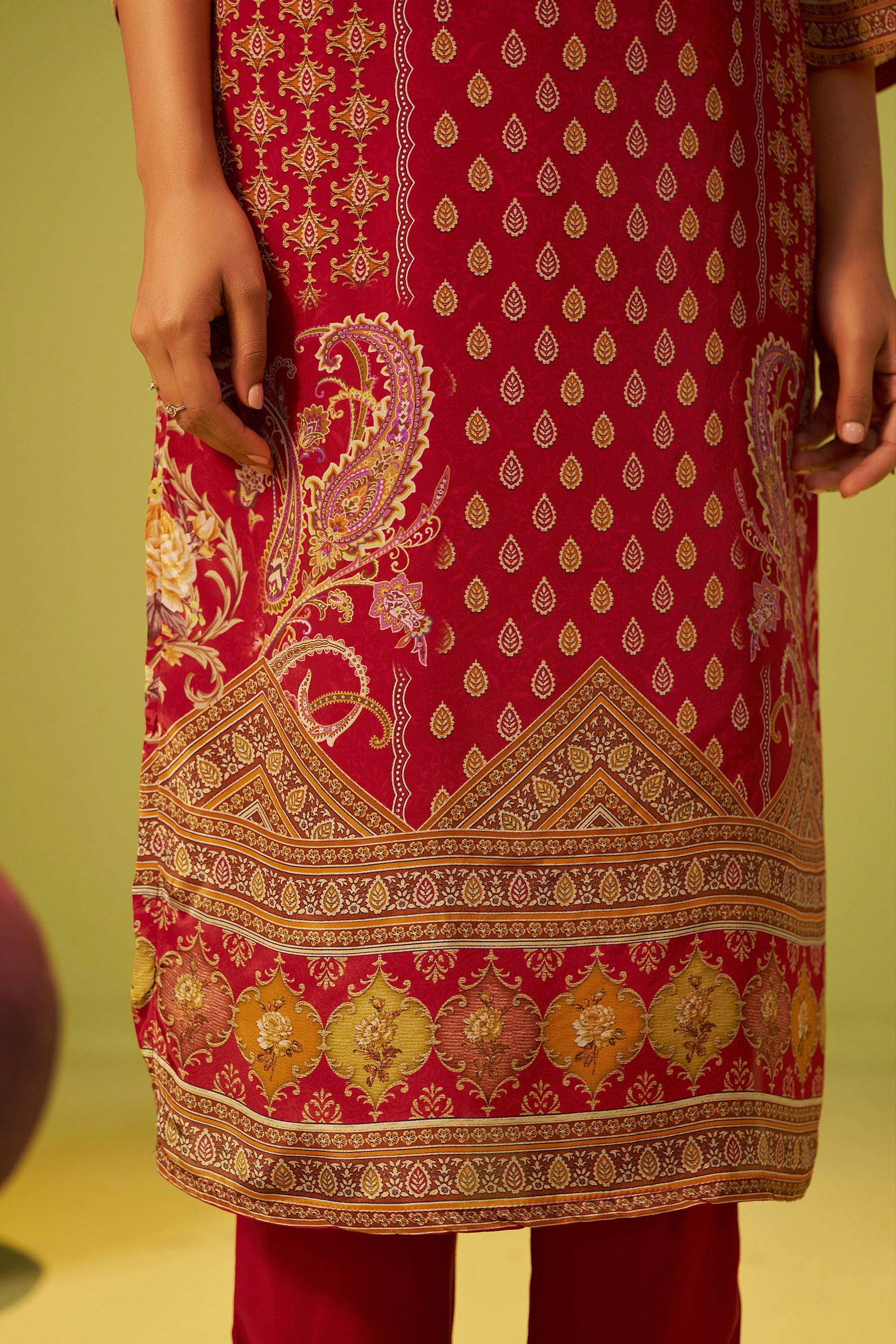 Rich Crepe Silk Kurta Set