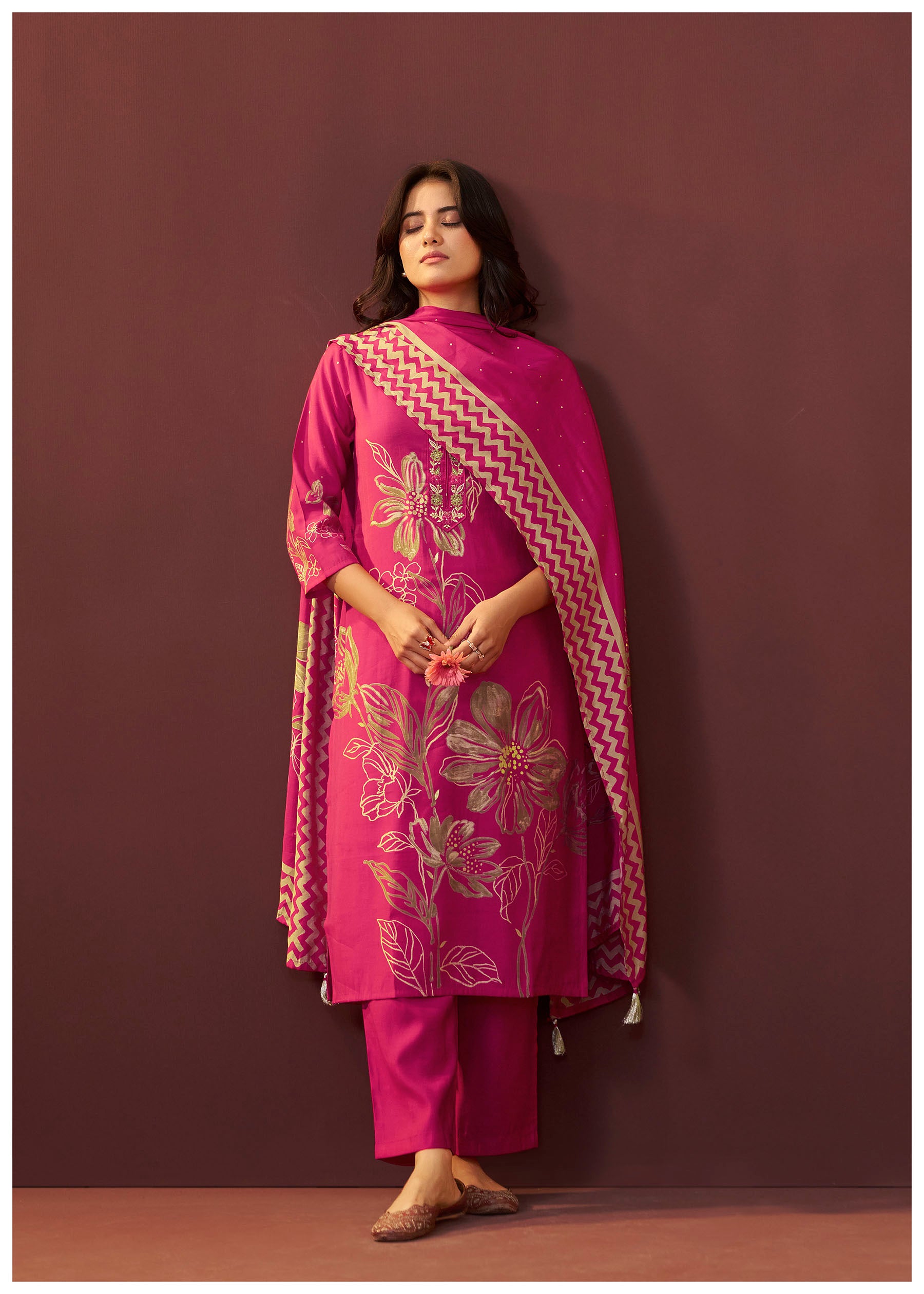 Deep Rani Silk Kurta Set