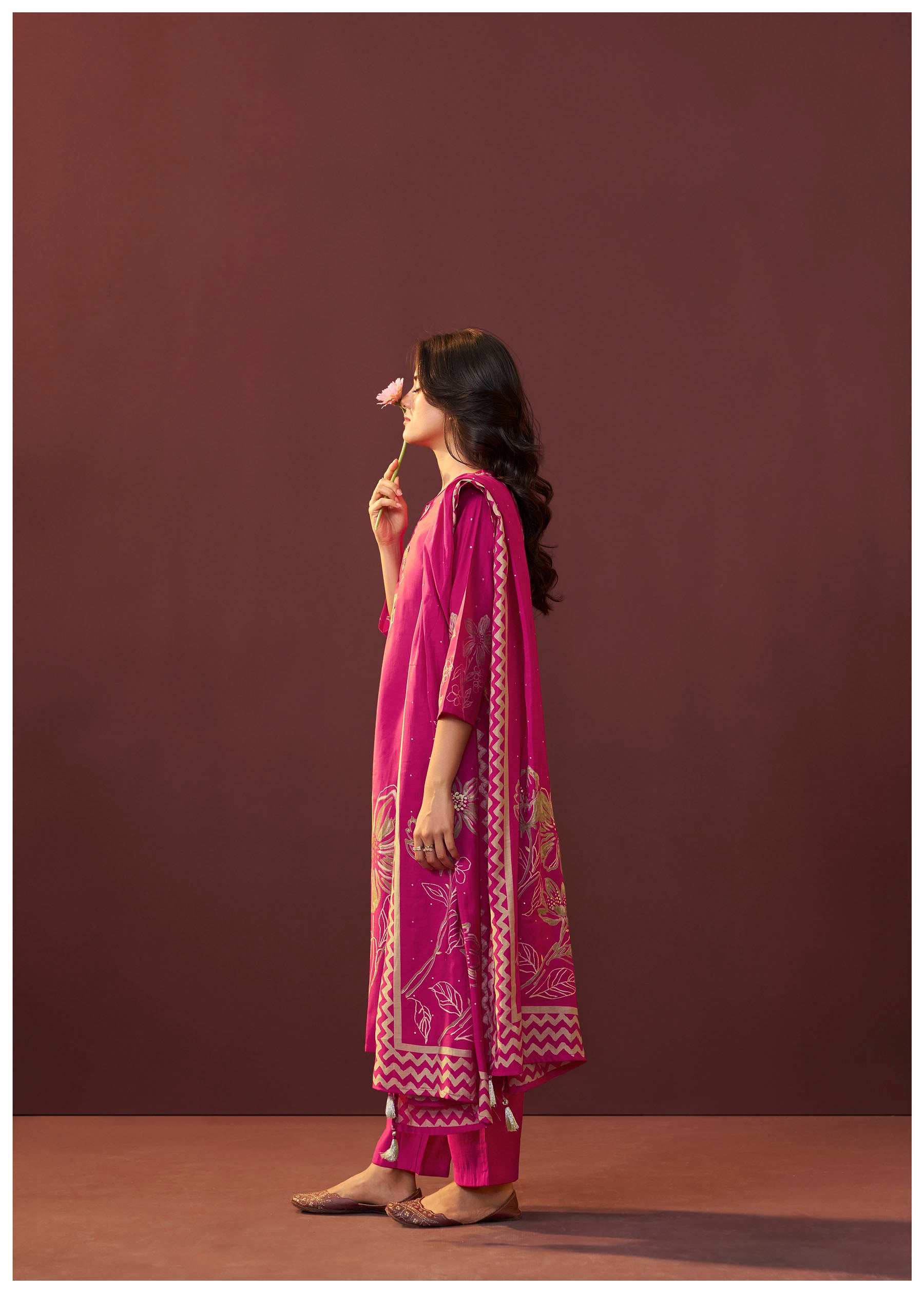 Deep Rani Silk Kurta Set