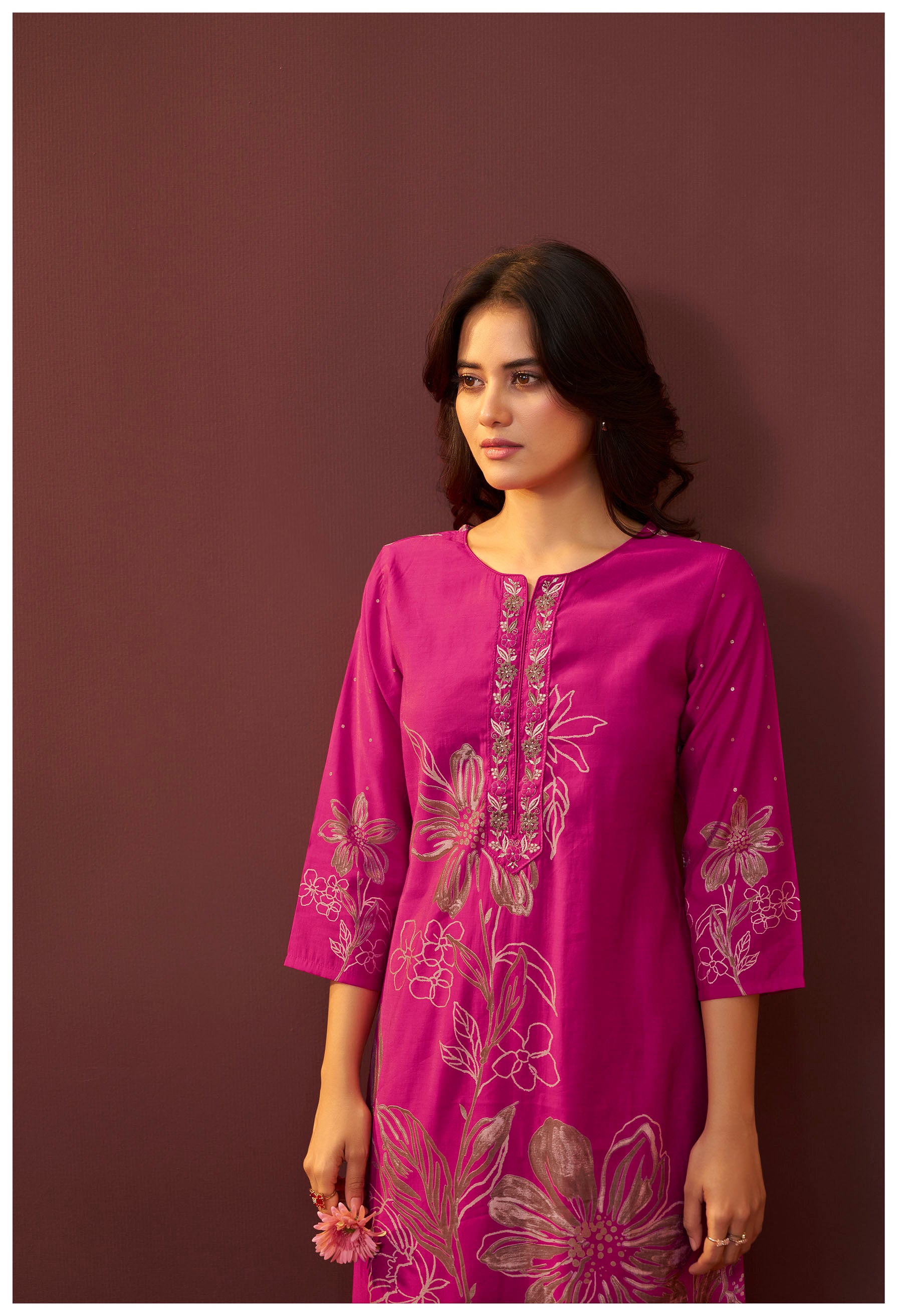 Deep Rani Silk Kurta Set