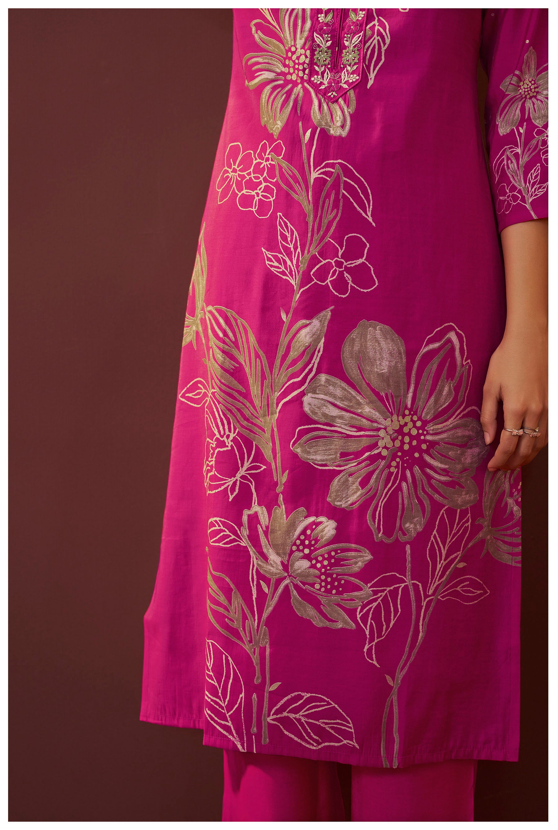 Deep Rani Silk Kurta Set