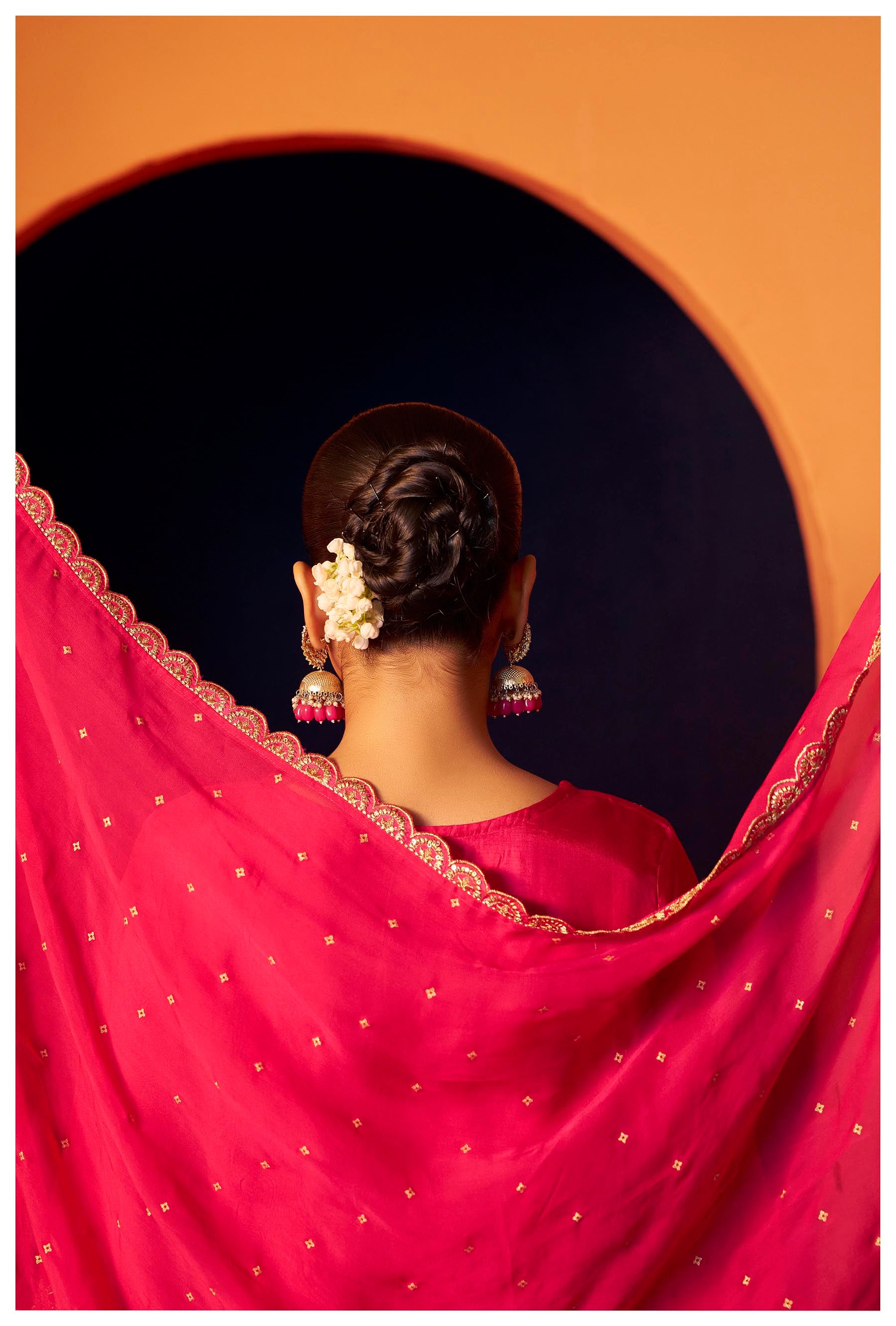 Rangrani Pink Embroidered Kurta Set