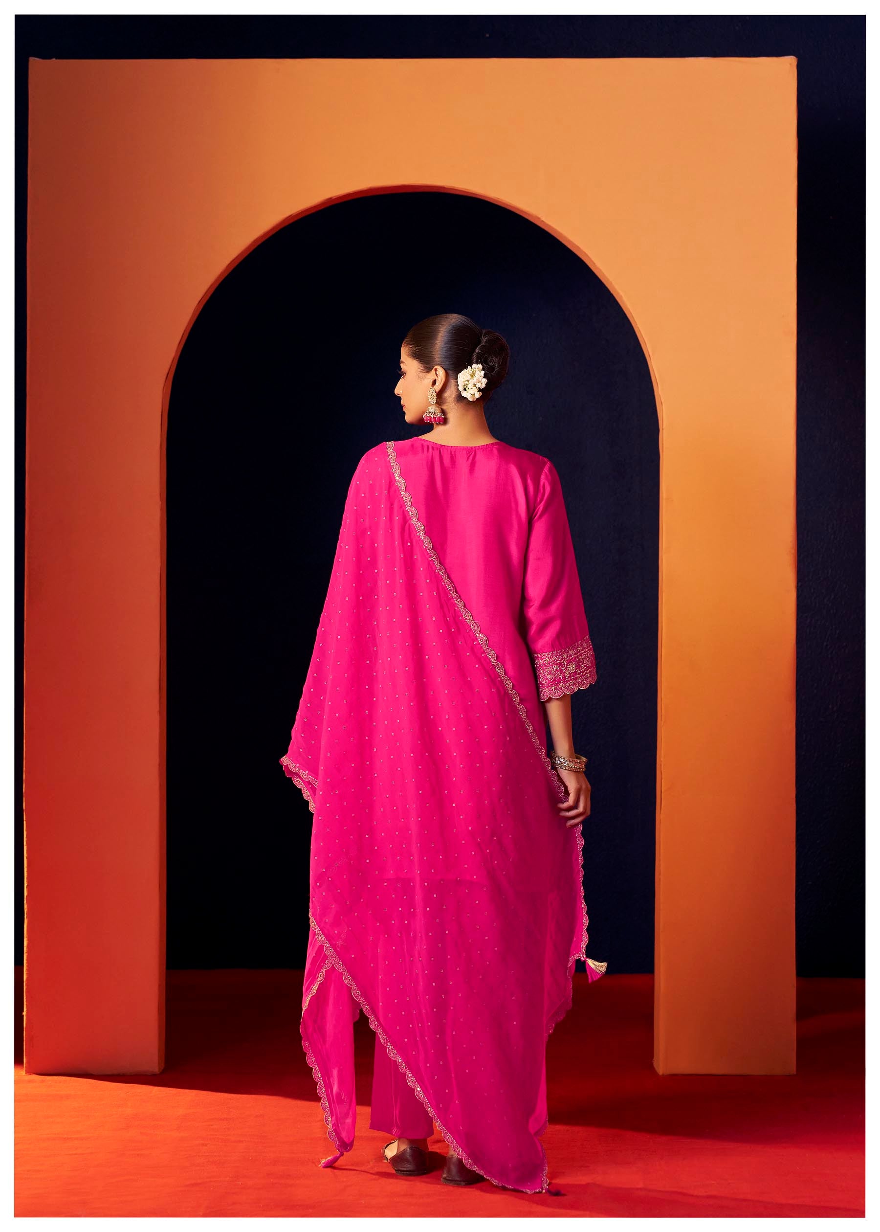 Opulent Rani Embroidered Kurta Set