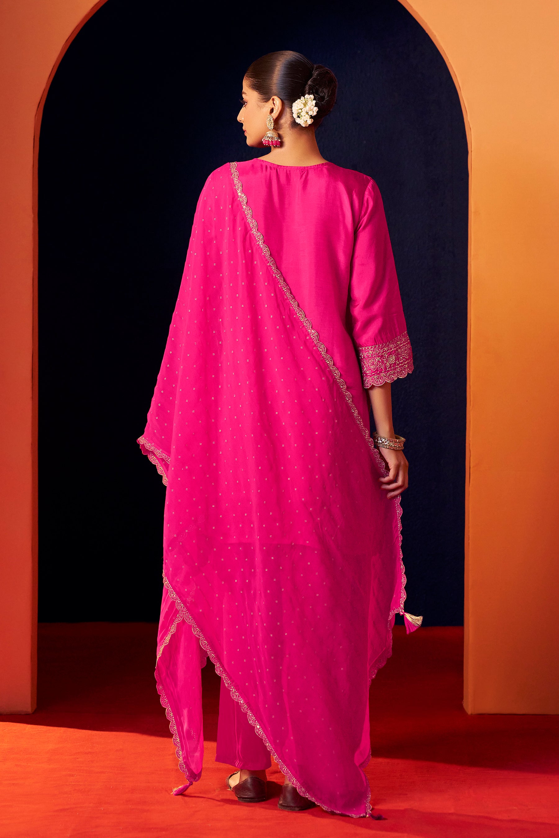 Opulent Rani Embroidered Kurta Set