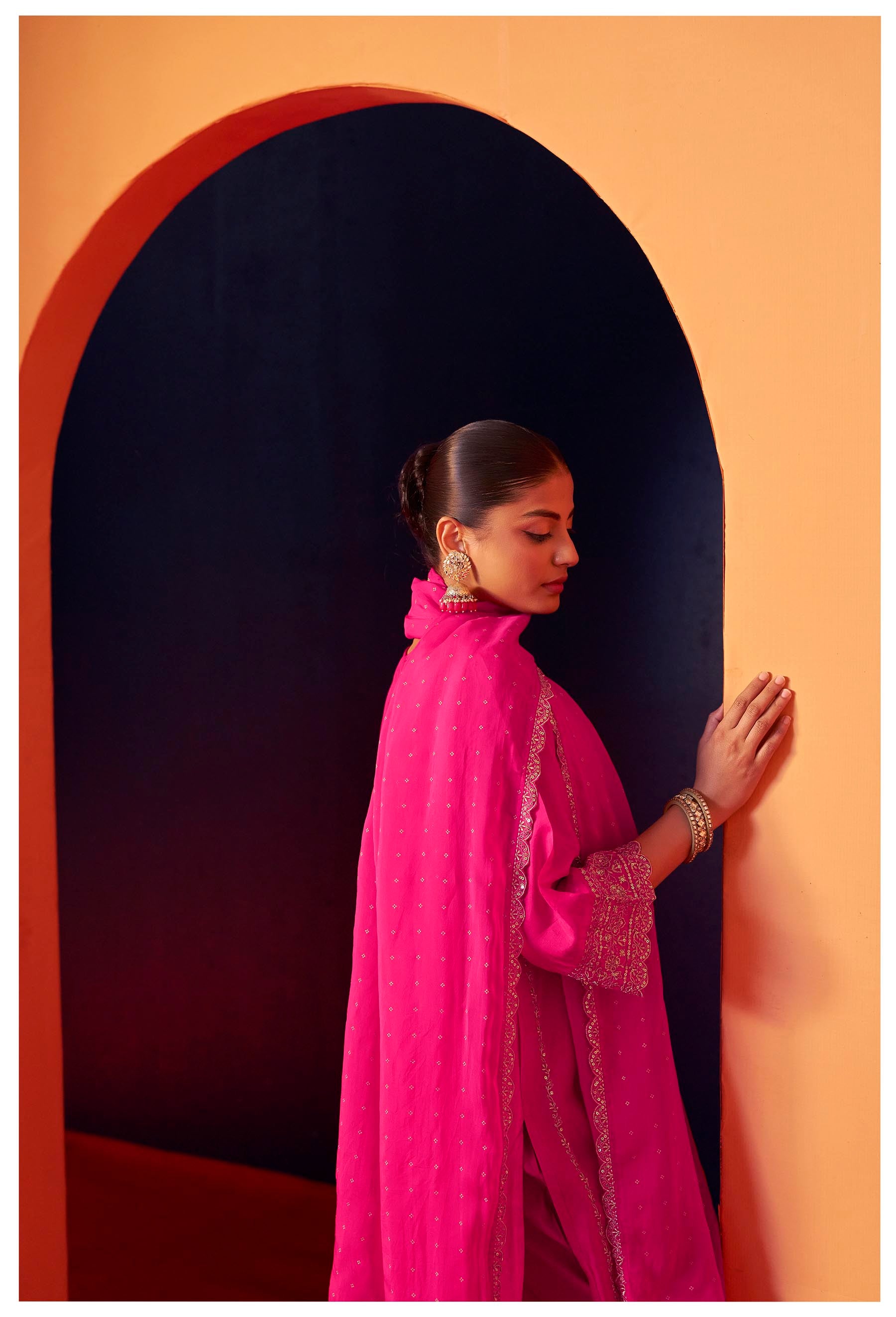 Opulent Rani Embroidered Kurta Set