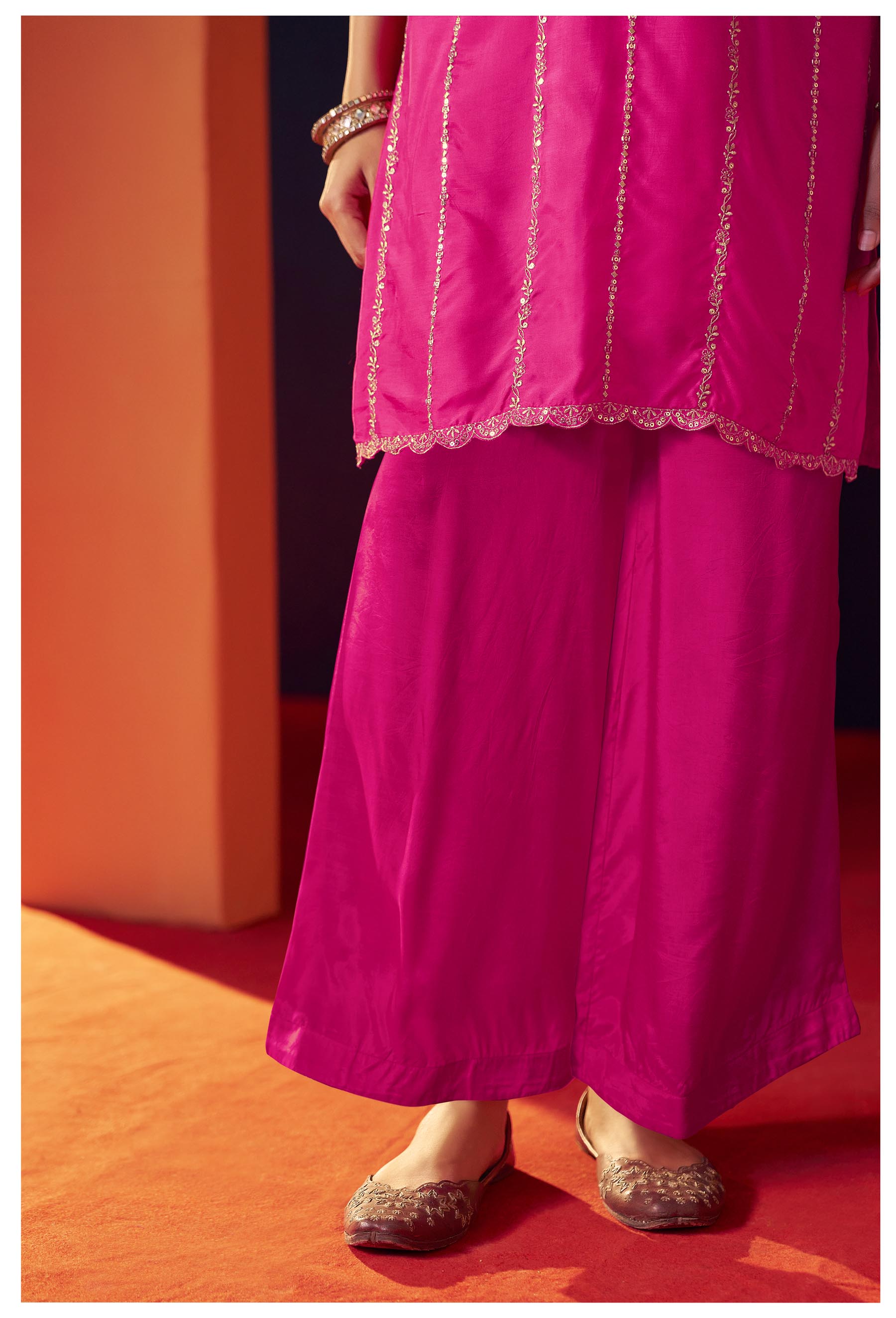 Opulent Rani Embroidered Kurta Set