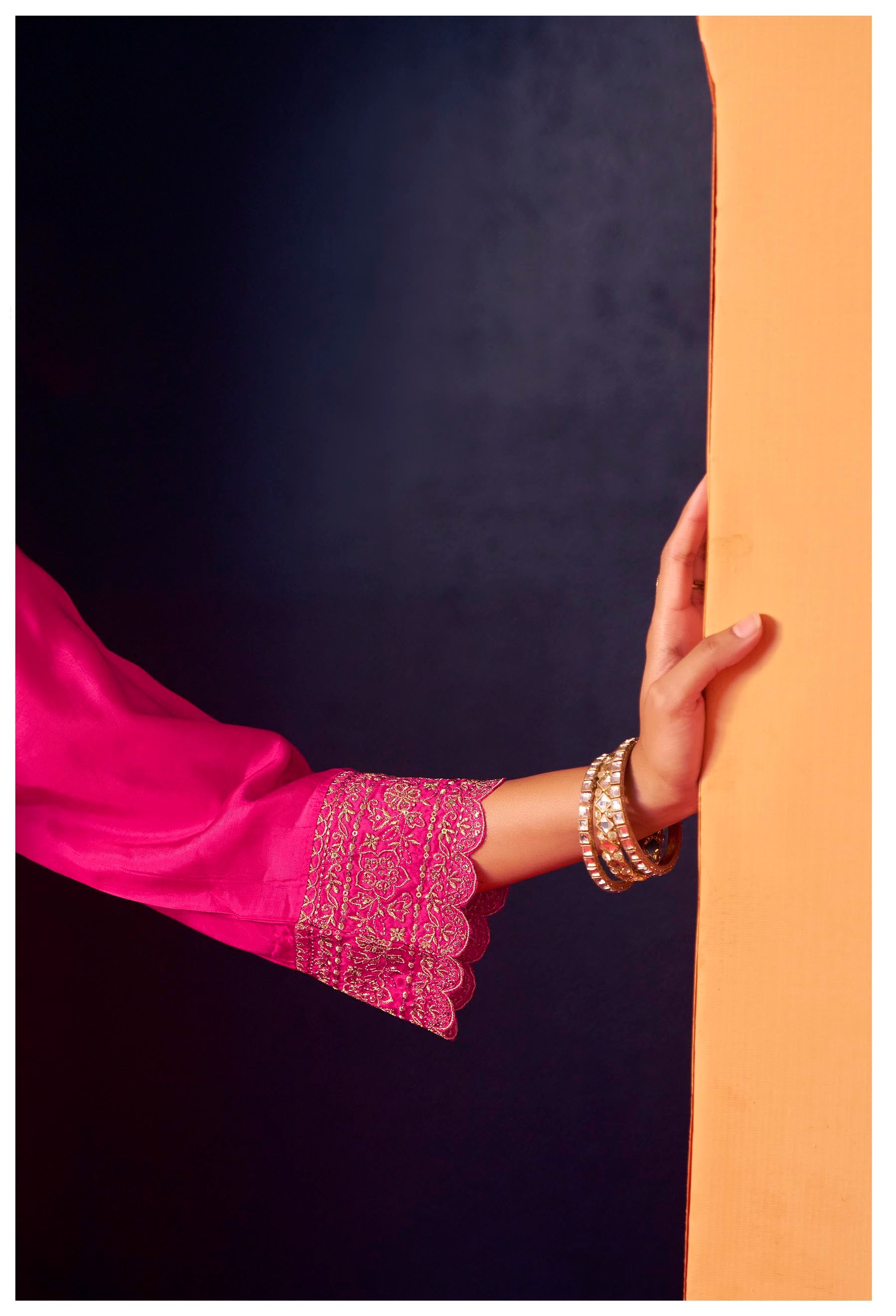 Opulent Rani Embroidered Kurta Set