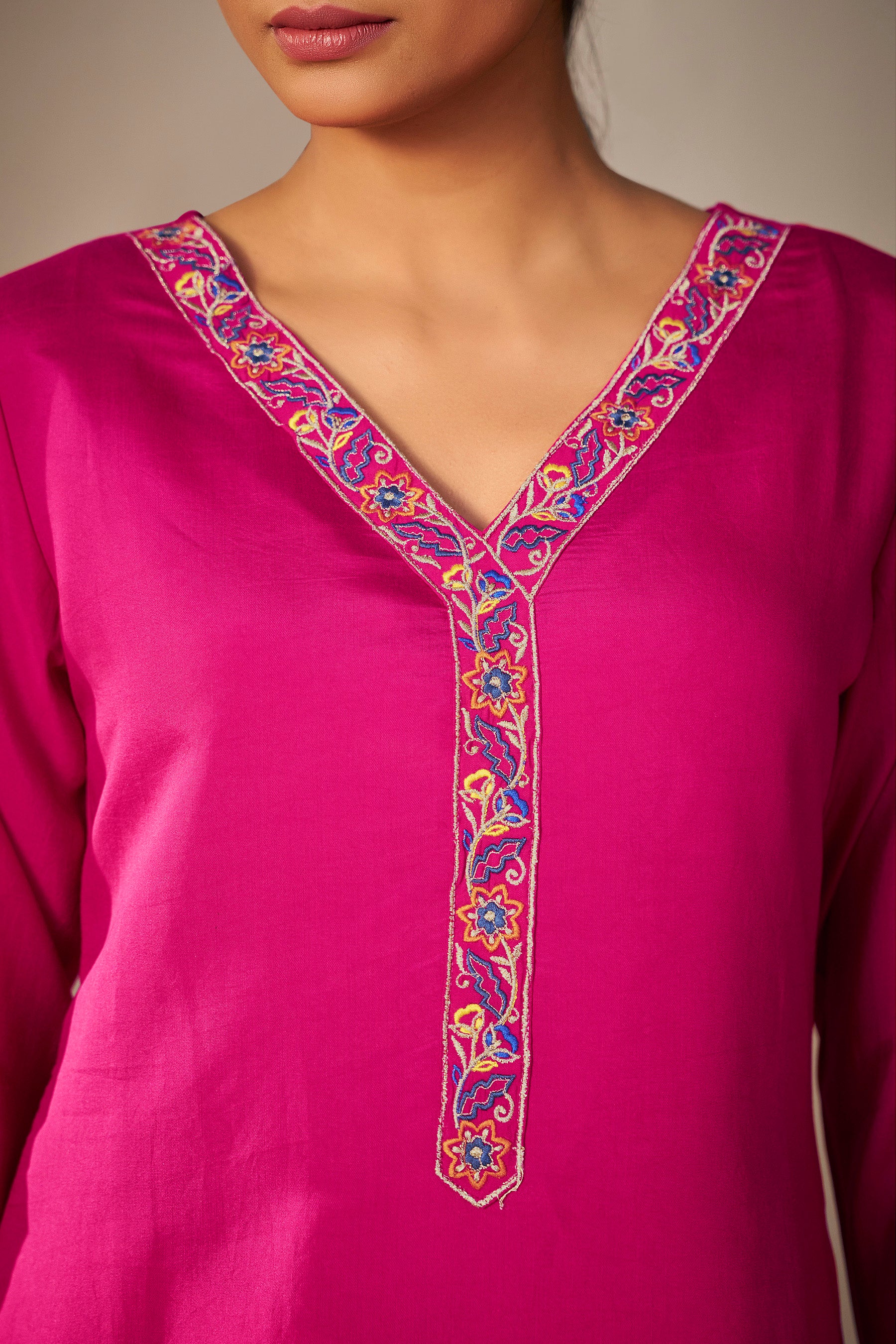 Digital Print Viscose Kurta Set