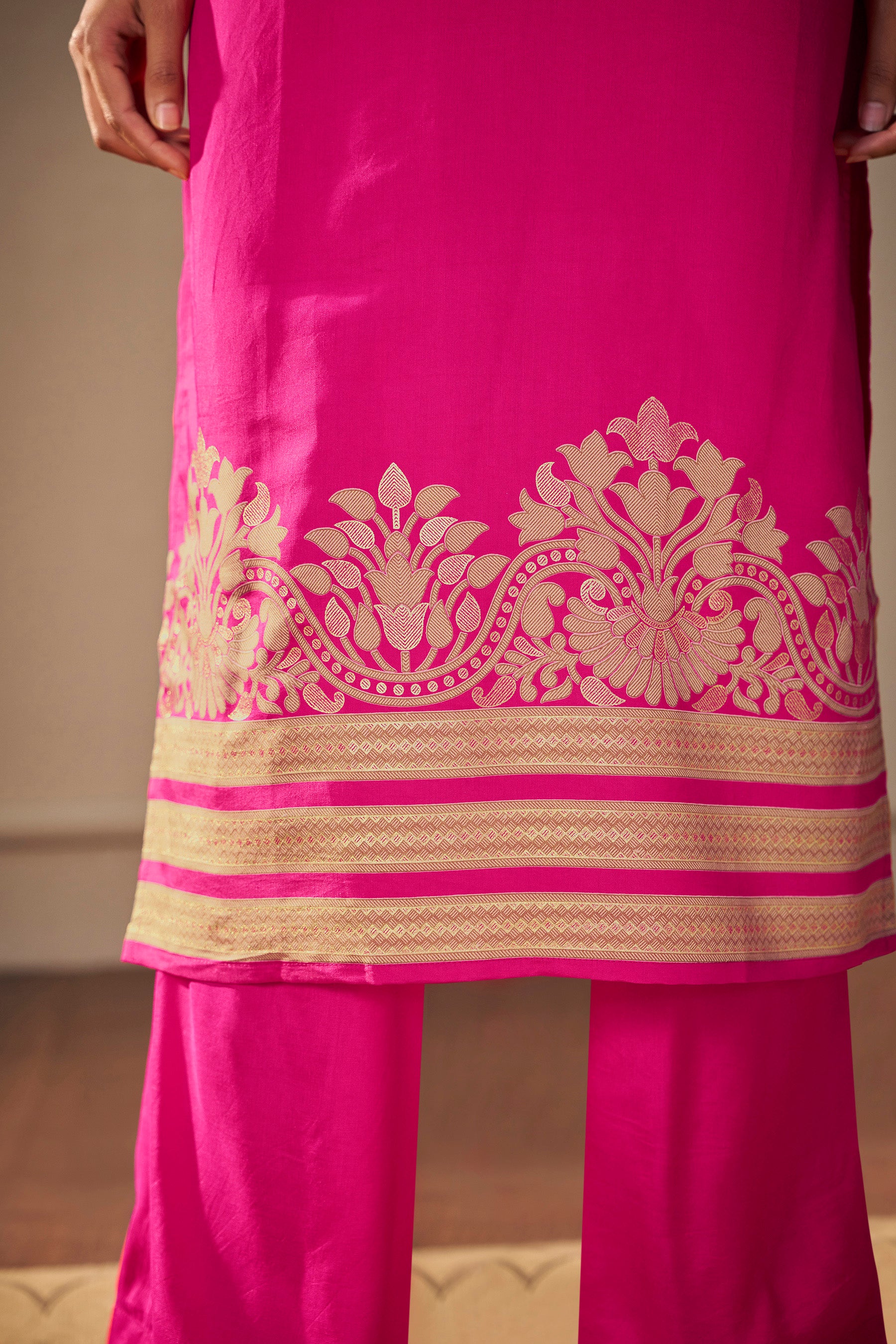 Digital Print Viscose Kurta Set