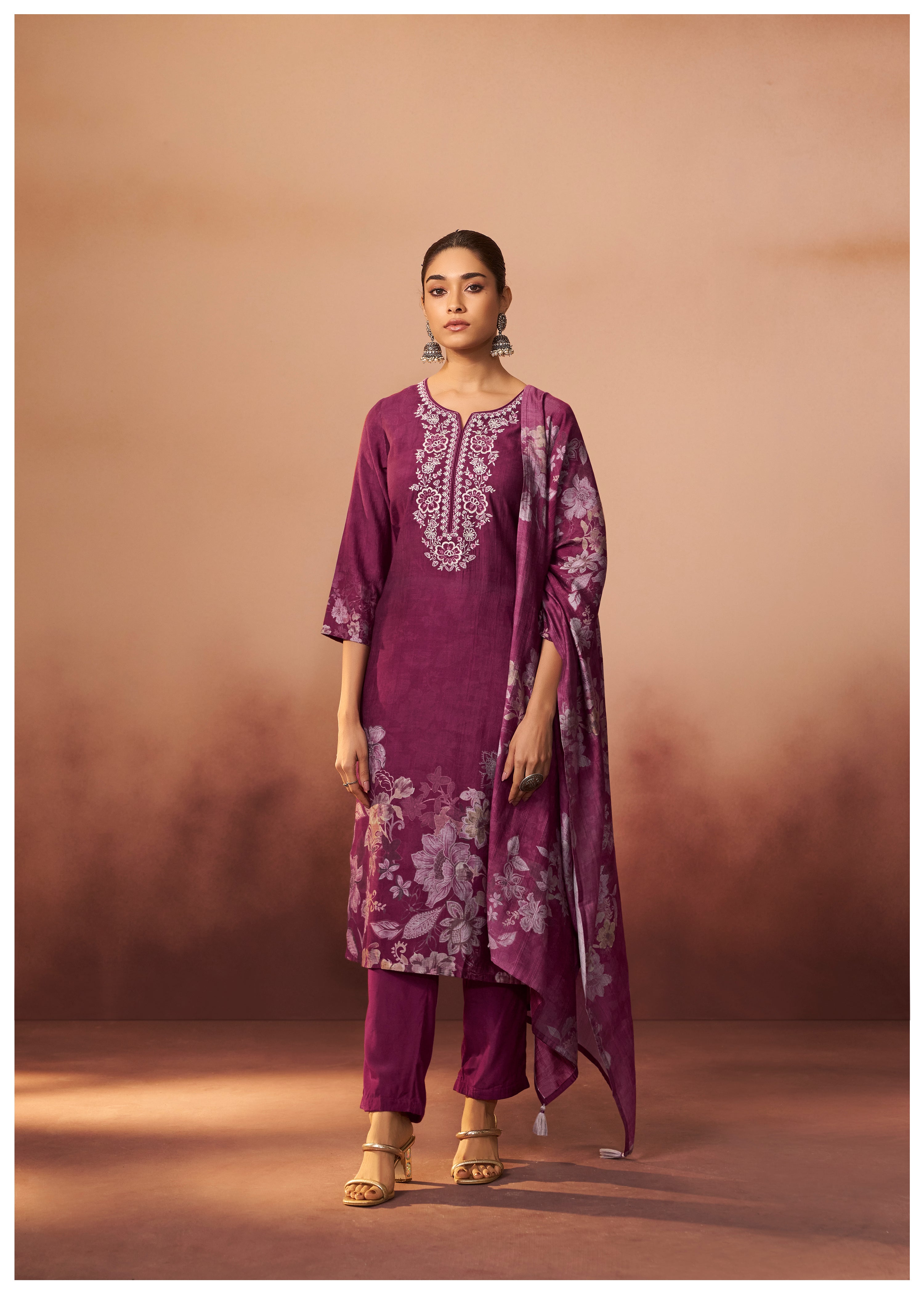 Viscose Digital Print Kurta Set