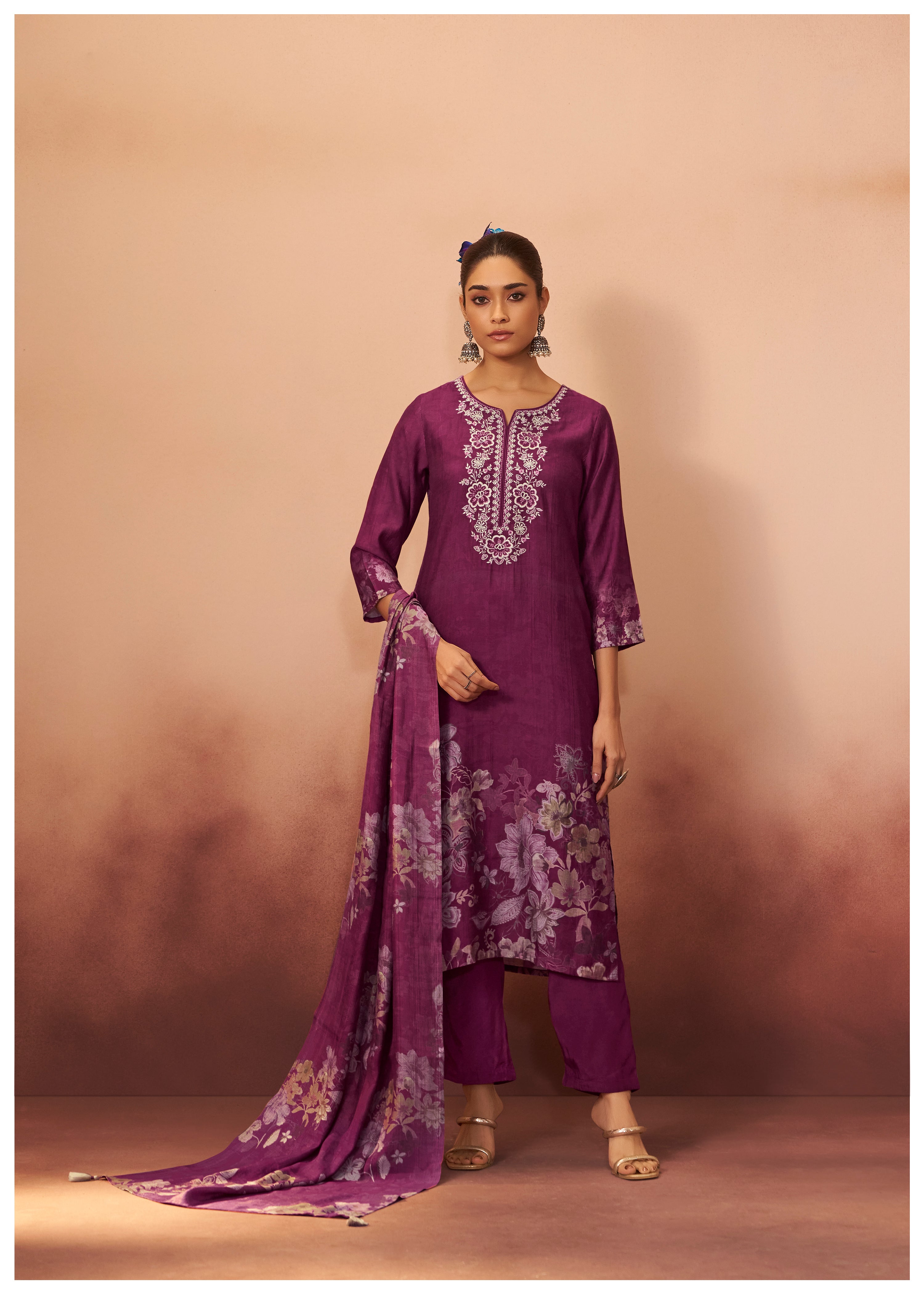 Viscose Digital Print Kurta Set