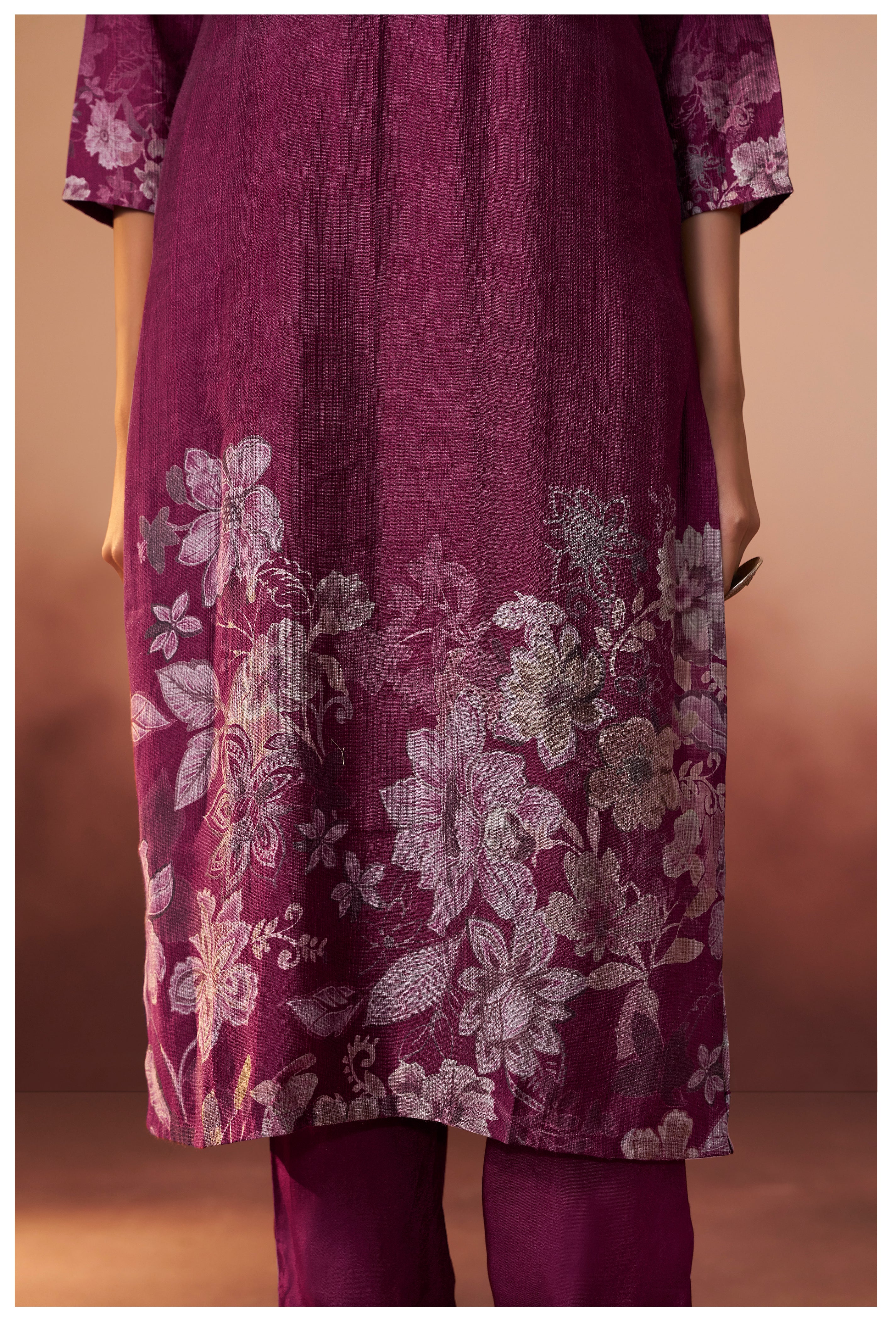 Viscose Digital Print Kurta Set